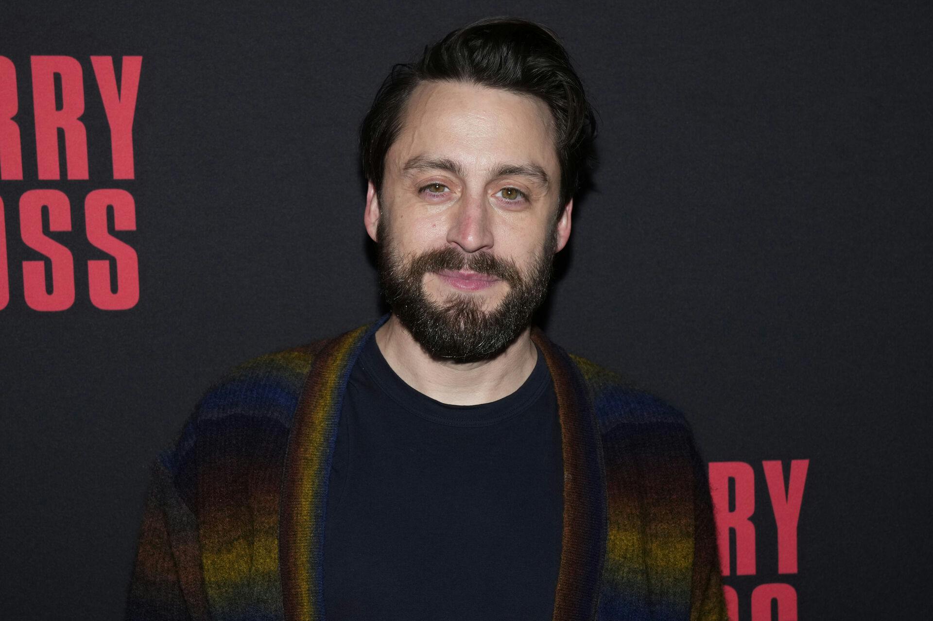 Kieran Culkin attends the Broadway opening night of "Glengarry Glen Ross" at the Palace Theatre on Monday, March 31, 2025, in New York. (Photo by Charles Sykes/Invision/AP)