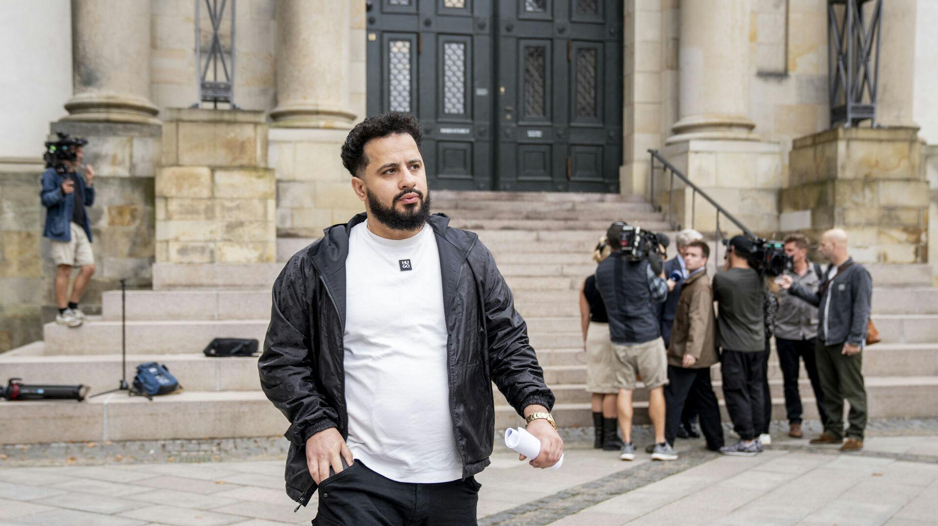 Ahmed Samsam efter Højesterets dom tilbage i september. Nu er han igen, igen kommet i karambolage med politiet.