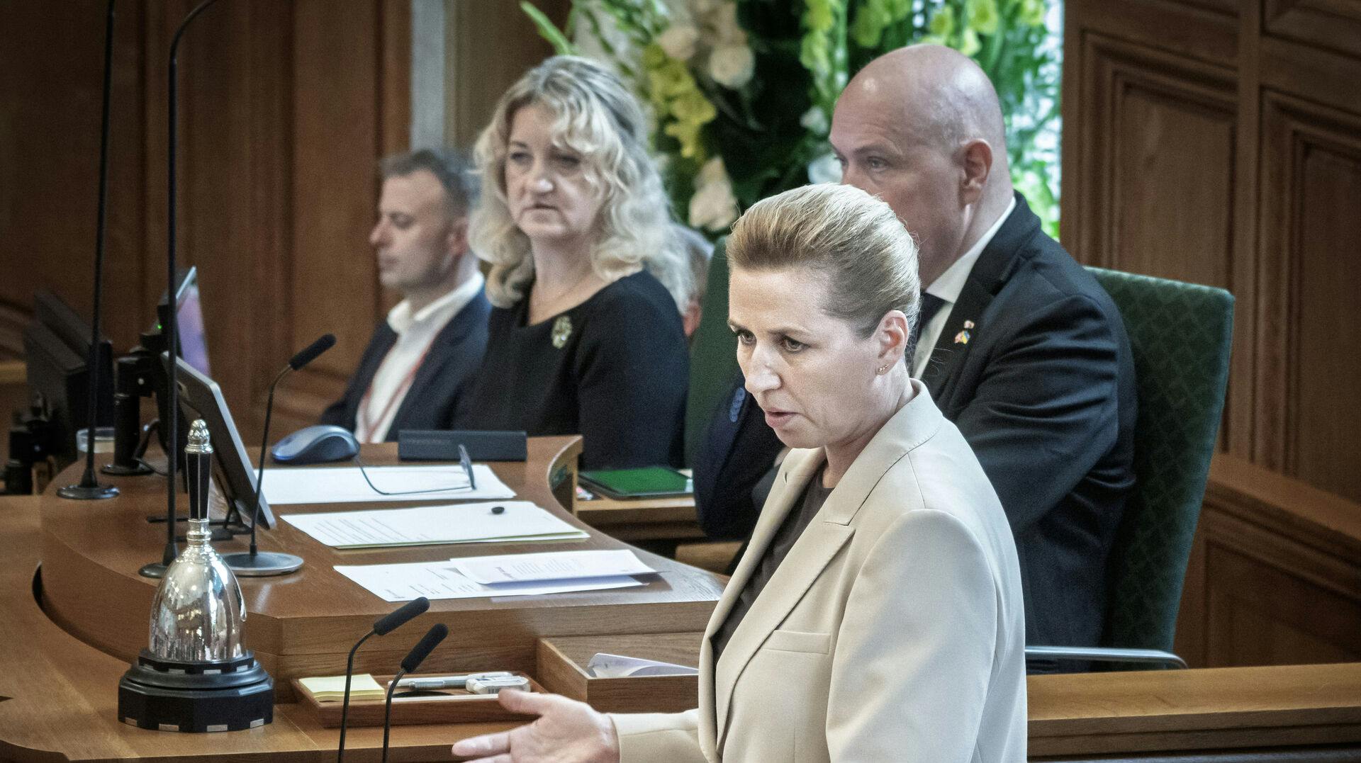 Statsminister Mette Frederiksen kom med et forkert tal i sin åbningstale i oktober.