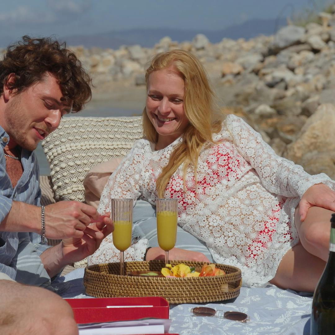 Nicklas Flenø Mikaelsen er på date med Lene, men der er helt tørt på kyssefronten.