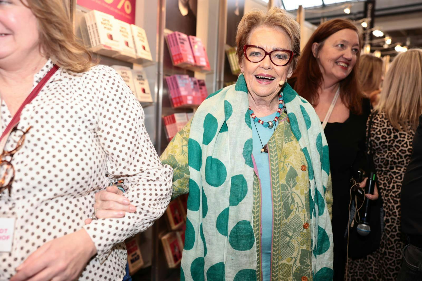 Ghita Nørby var lørdag til Bogforum i København.