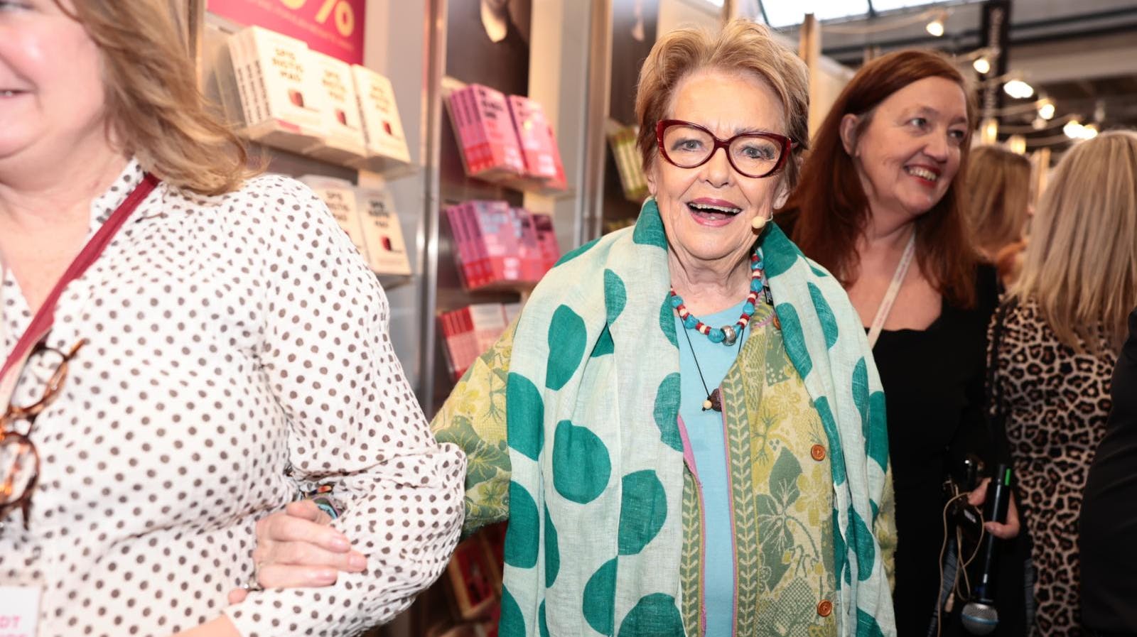 Ghita Nørby var lørdag til Bogforum i København.