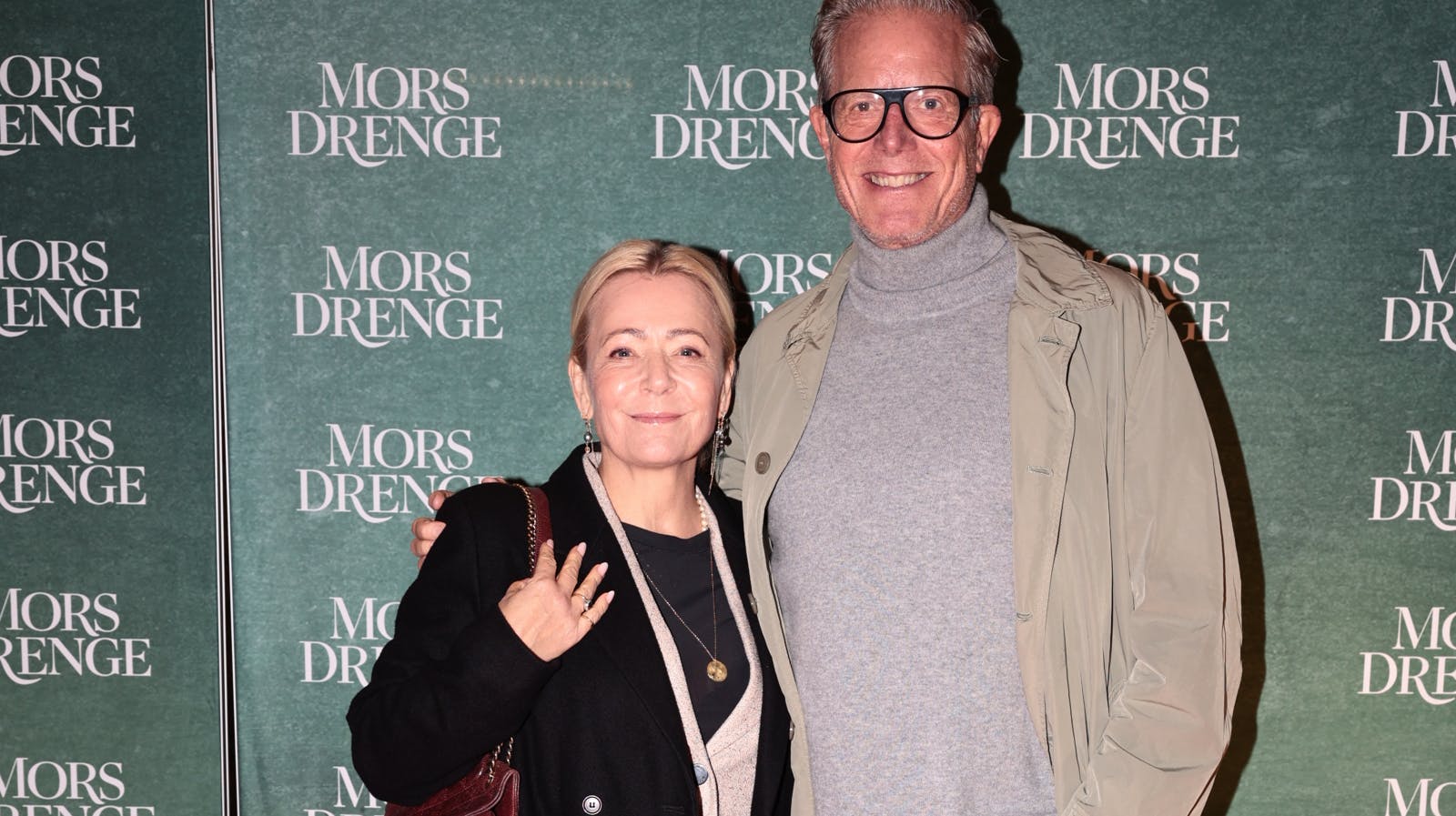 Peter Mygind sammen med sin hustru, Lise Mühlhausen.