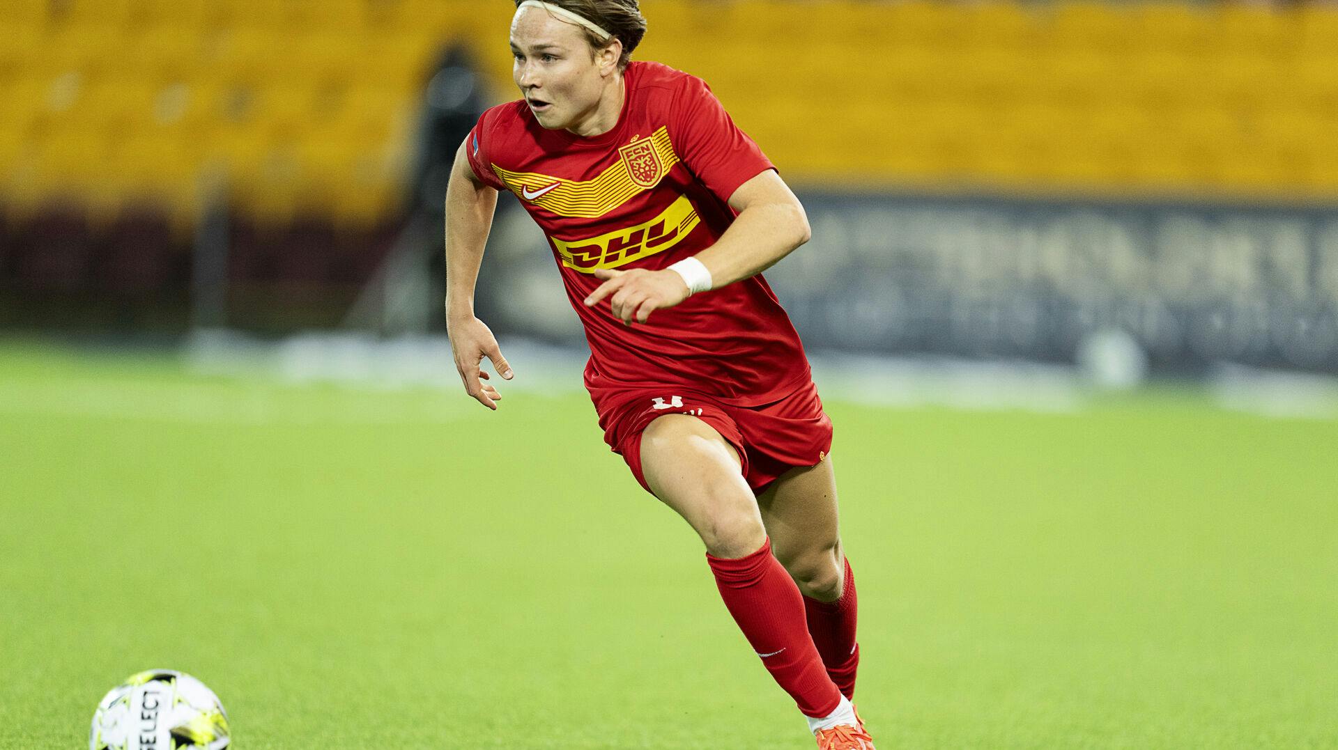 Andreas Schjelderup brød igennem hos FC Nordsjælland, men spiller i dag for Benfica i Portugal.