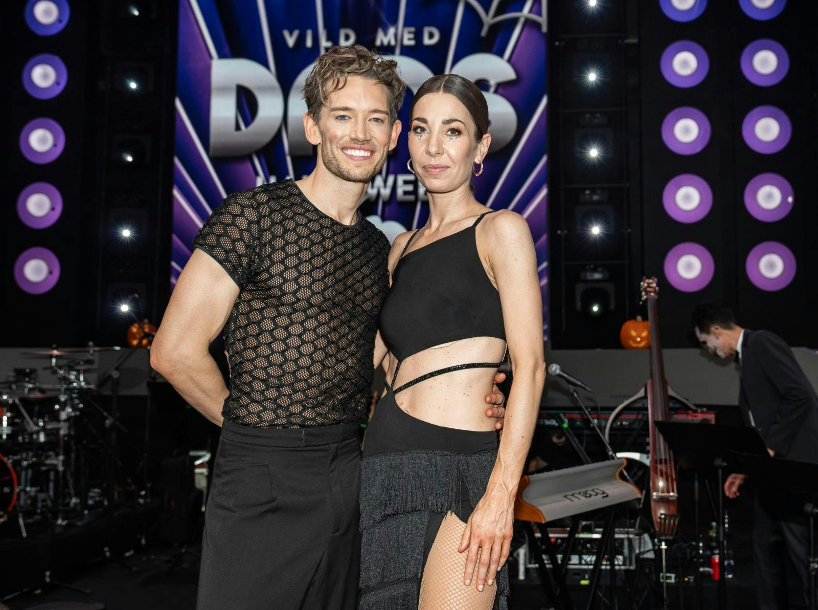 Morten Kjeldgaard dansede med skuespiller Julie Rudbæk, indtil han blev tvunget til at stoppe.