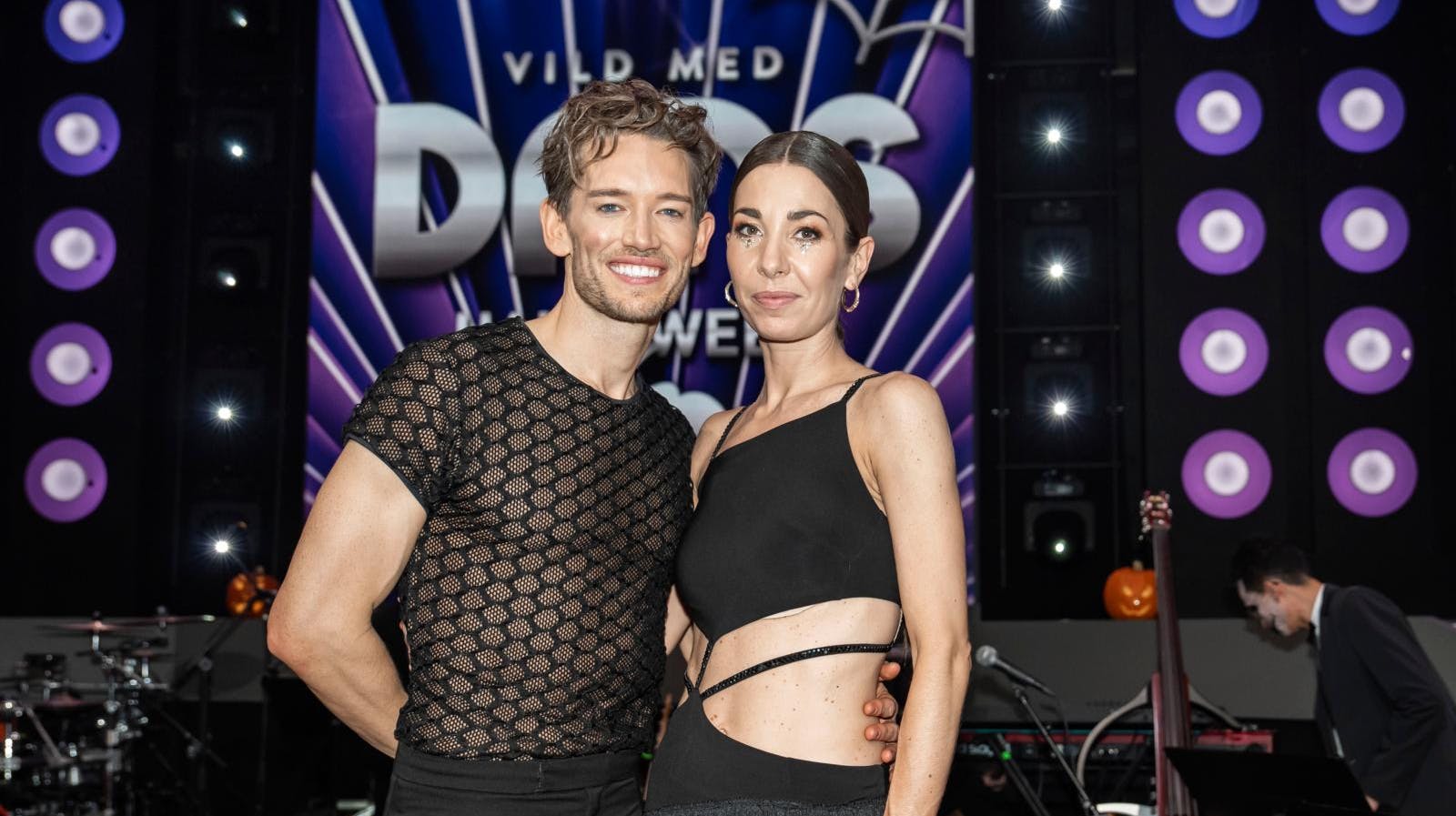 Morten Kjeldgaard dansede med skuespiller Julie Rudbæk, indtil han blev tvunget til at stoppe.