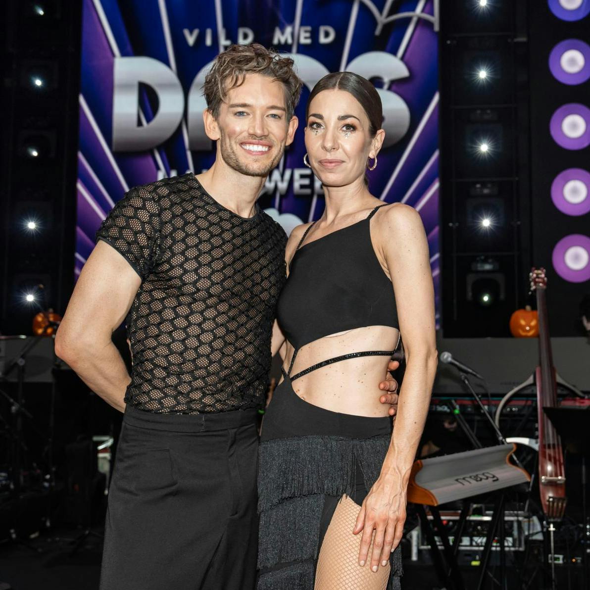 Morten Kjeldgaard dansede med skuespiller Julie Rudbæk, indtil han blev tvunget til at stoppe.