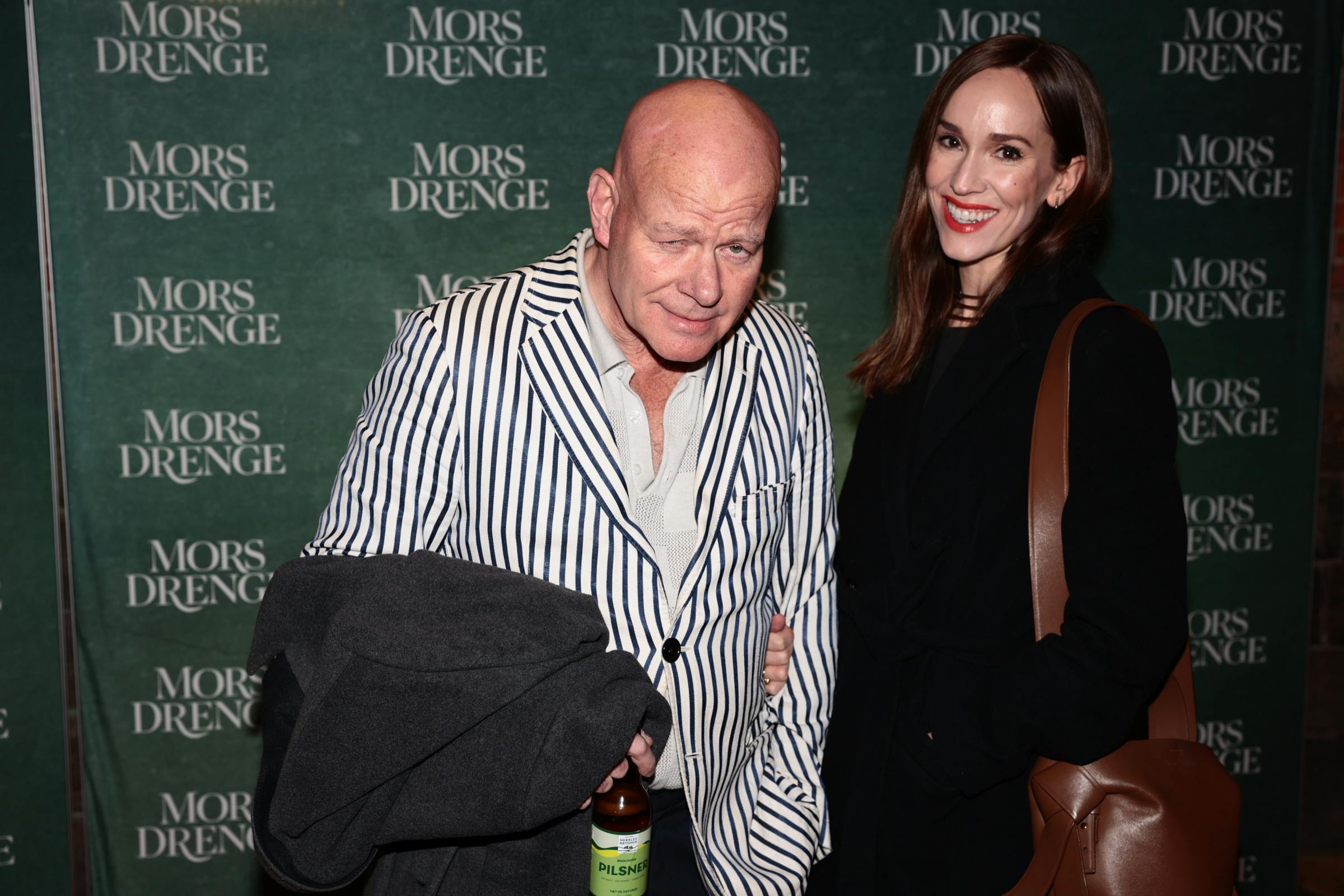 Selv om Thomas Blachman er tosset med Lyngby, tog han og hans forlovede dog alligevel en tur til København for at se "Mors Drenge".