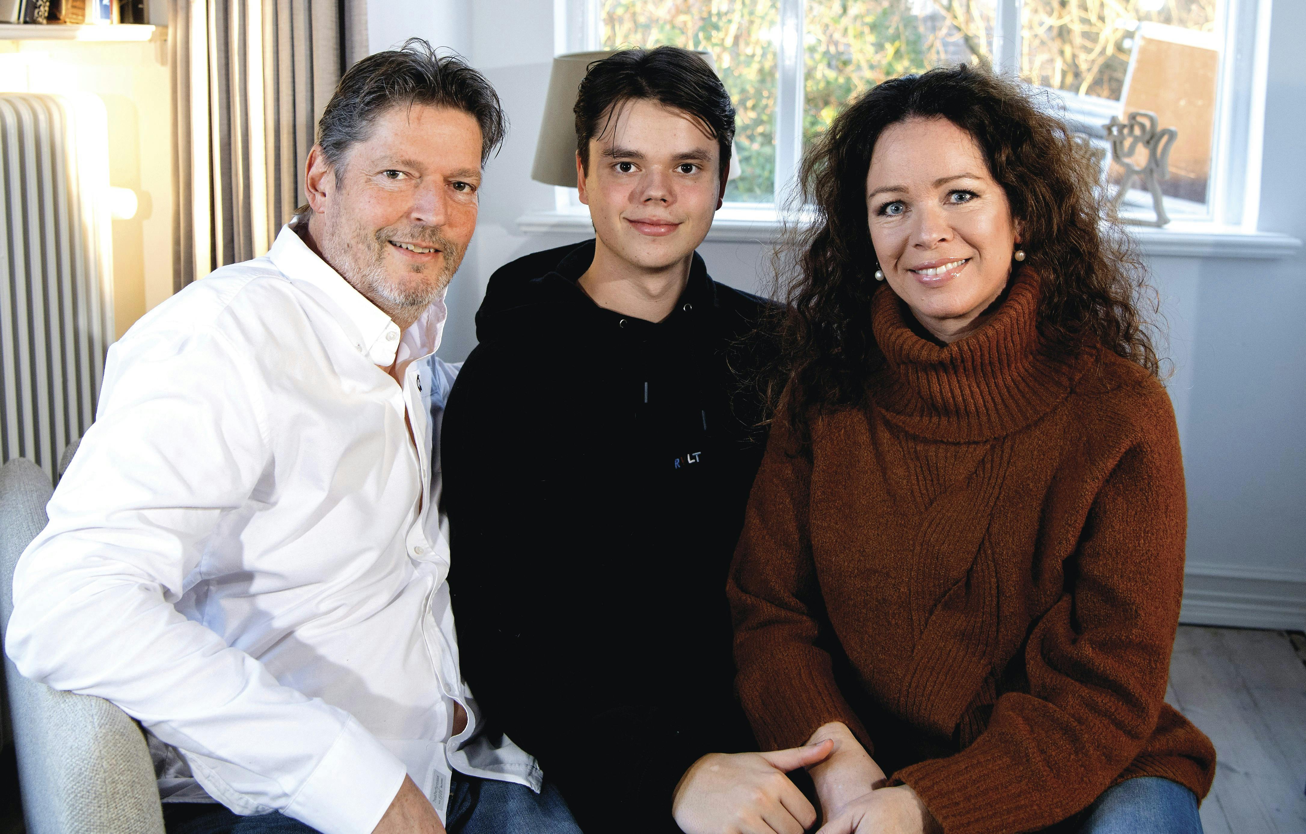 Lærke er allerede blevet en stor del af familien Elhauge, fortæller Christian. 