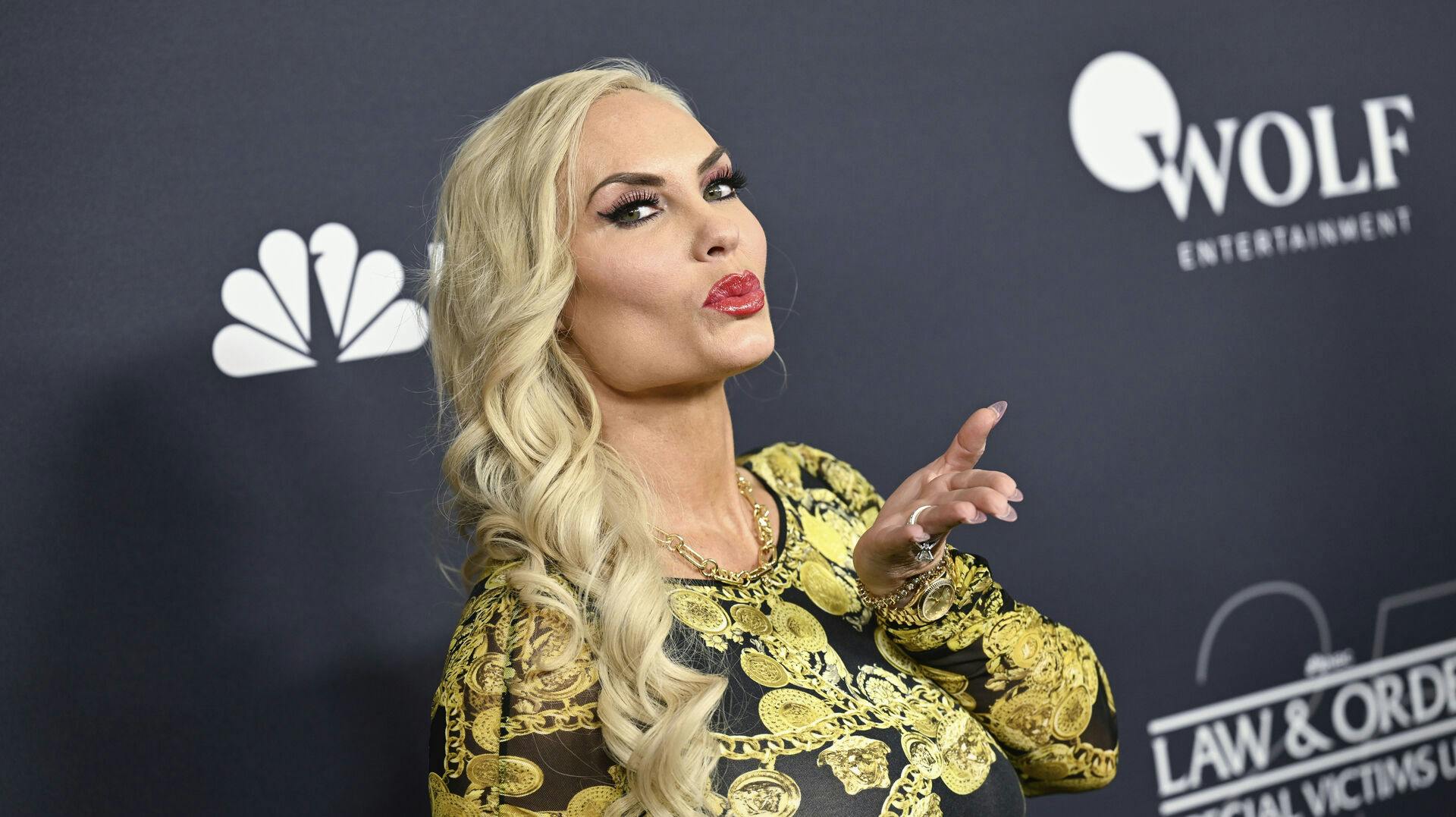 Nicole "Coco" Austin attends the "Law & Order: SVU" 25th anniversary celebration at Edge at Hudson Yards on Tuesday, Jan. 16, 2024, in New York. (Photo by Evan Agostini/Invision/AP)