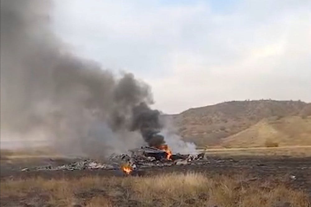 Tyrkiets forsvarsministerium melder om 20 døde soldater efter flystyrt i Georgien, men oplyser ikke årsagen.