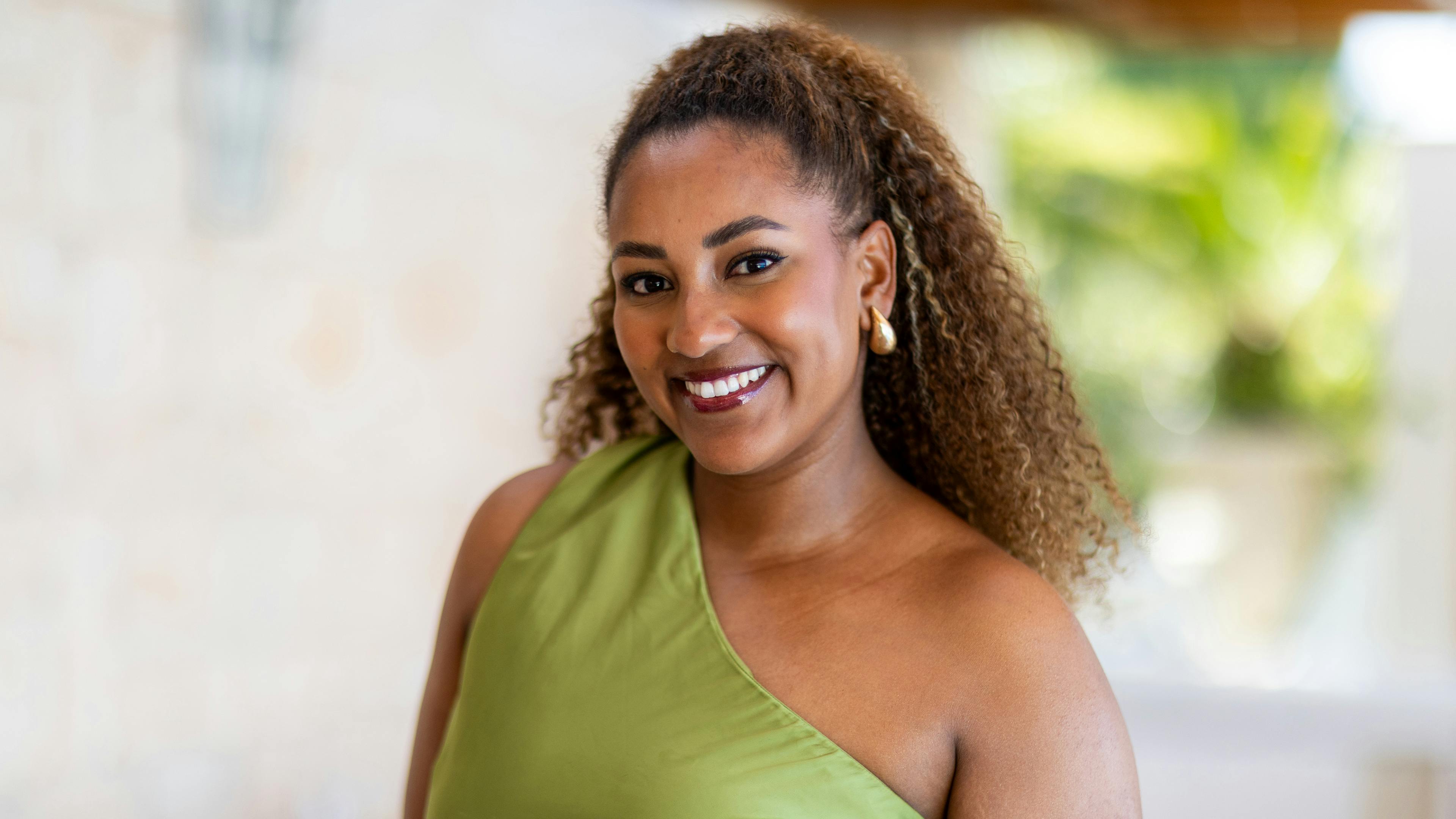 Mathilde Stefania N. Høeg er på en kort blomsterbindingsdate med Nicklas i "Bachelor".