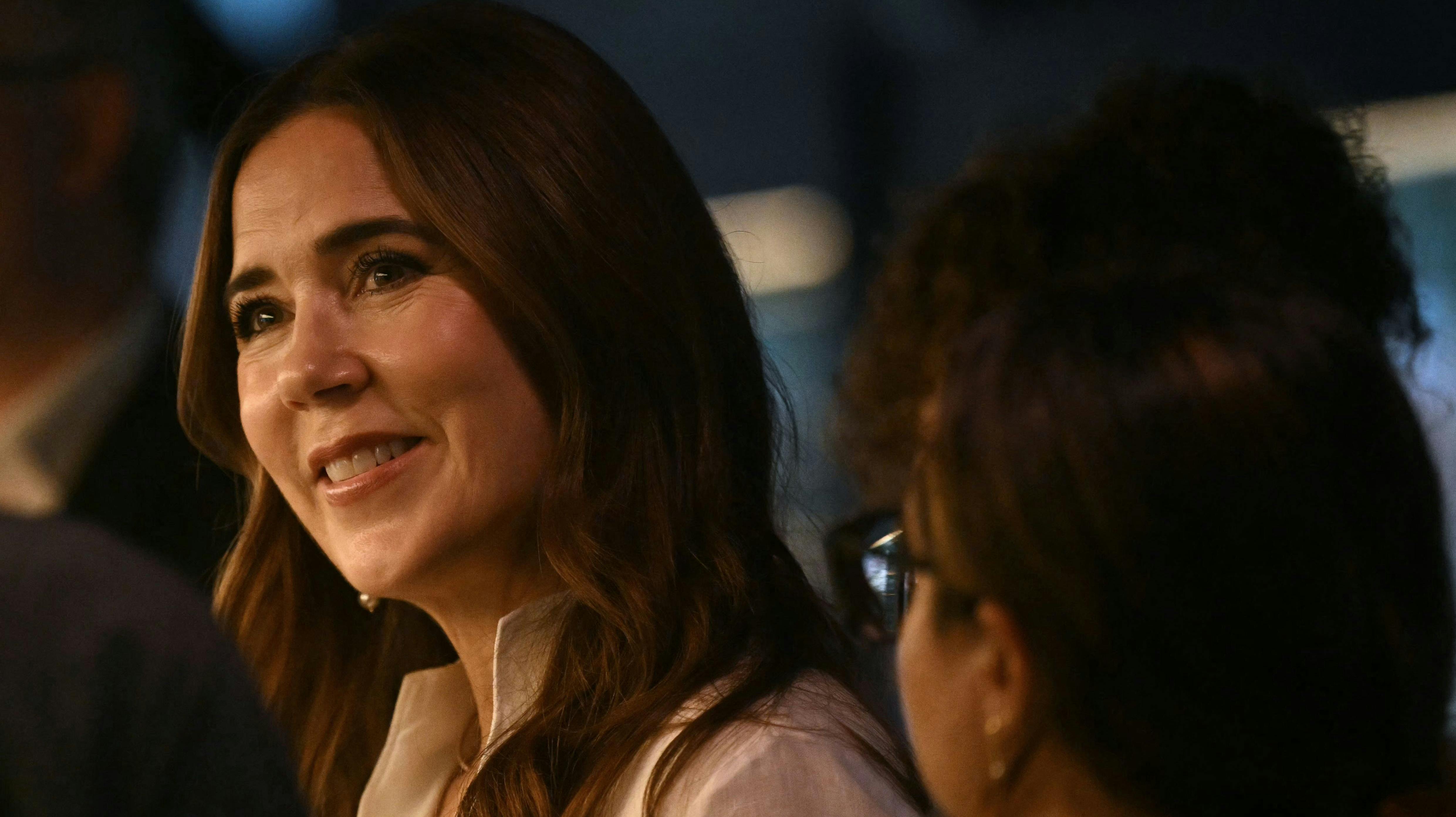 Denmark's Queen Mary visits Utinga Park in the sidelines of the COP30 UN Climate Change Conference in Belem, Para State, Brazil on November 12, 2025. (Photo by Mauro PIMENTEL / AFP)