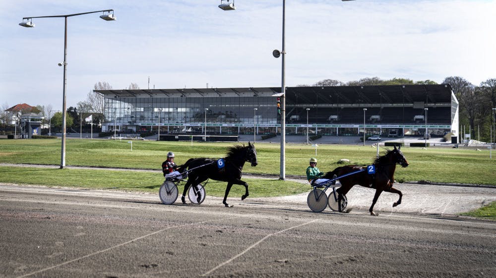 Charlottenlund Travbane har eksisteret siden 1891. I Dansk Hestevæddeløbs nye vision vil man lukke den historiske bane. (Arkivfoto).