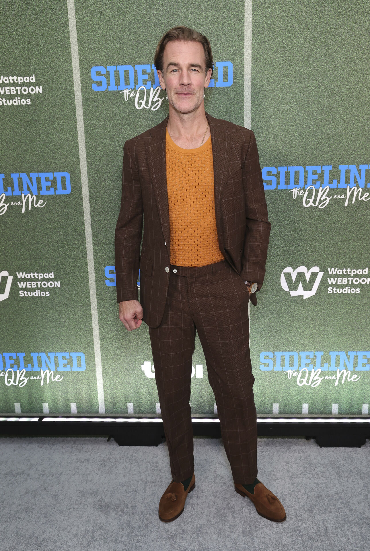 WEST HOLLYWOOD, CA - NOVEMBER 14: James Van Der Beek at the premiere of Tubi's Sidelined: The QB and Me Premiere on November 4, 2024 at The London West Hollywood in West Hollywood, California. Credit: Faye Sadou/MediaPunch /IPX