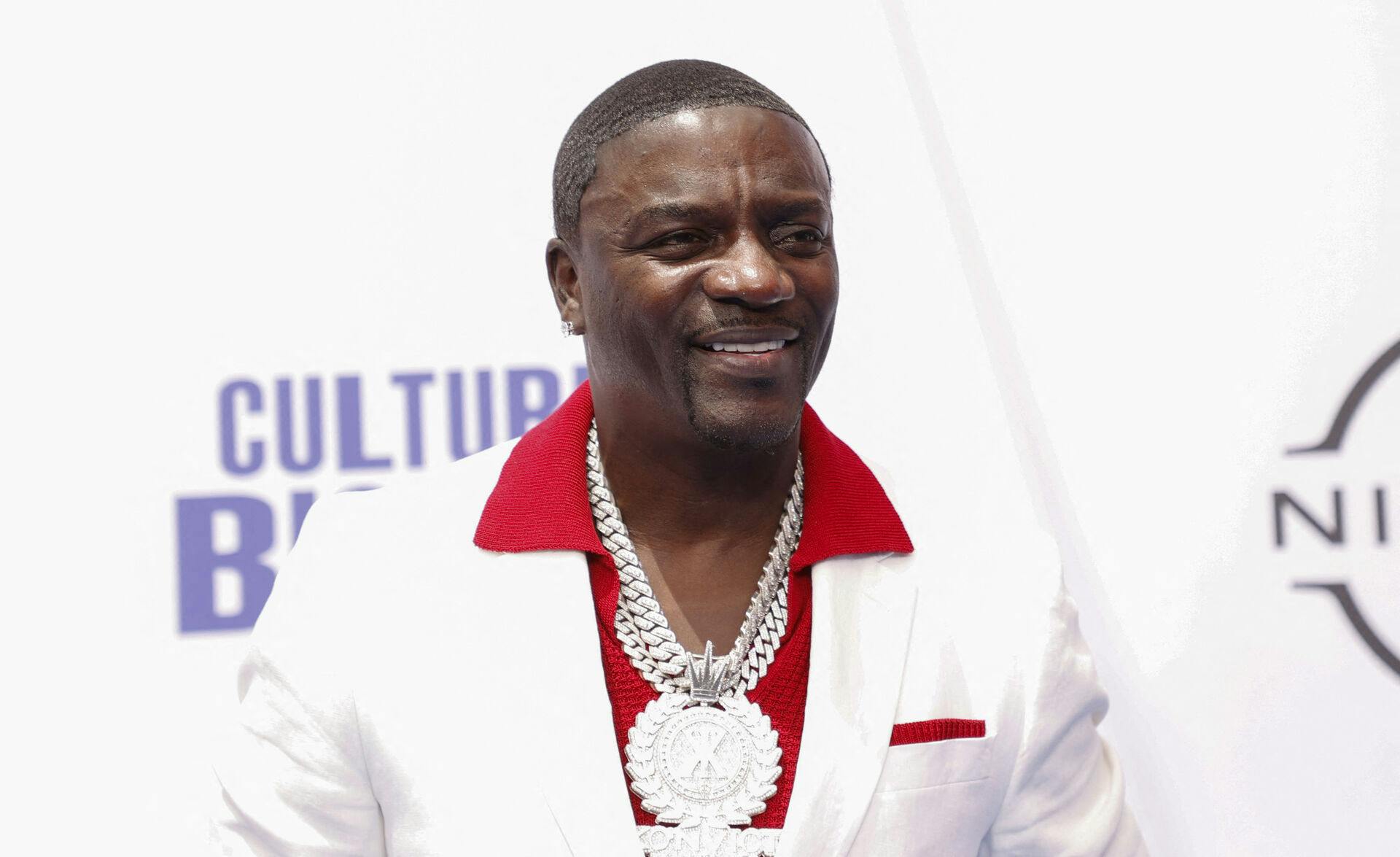 US-Senegalese singer Akon arrives for the 2024 BET Awards at the Peacock theatre in Los Angeles, June 30, 2024. Michael TRAN / AFP