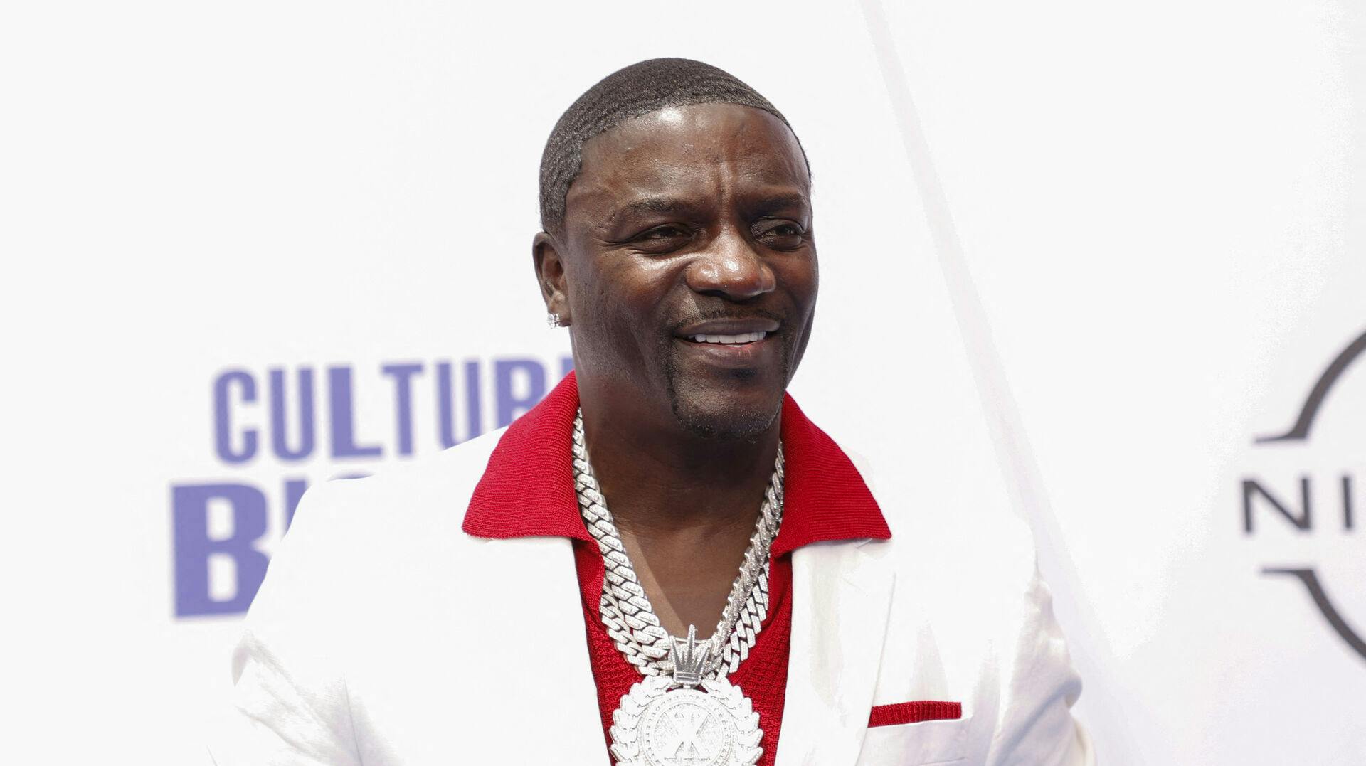 US-Senegalese singer Akon arrives for the 2024 BET Awards at the Peacock theatre in Los Angeles, June 30, 2024. Michael TRAN / AFP
