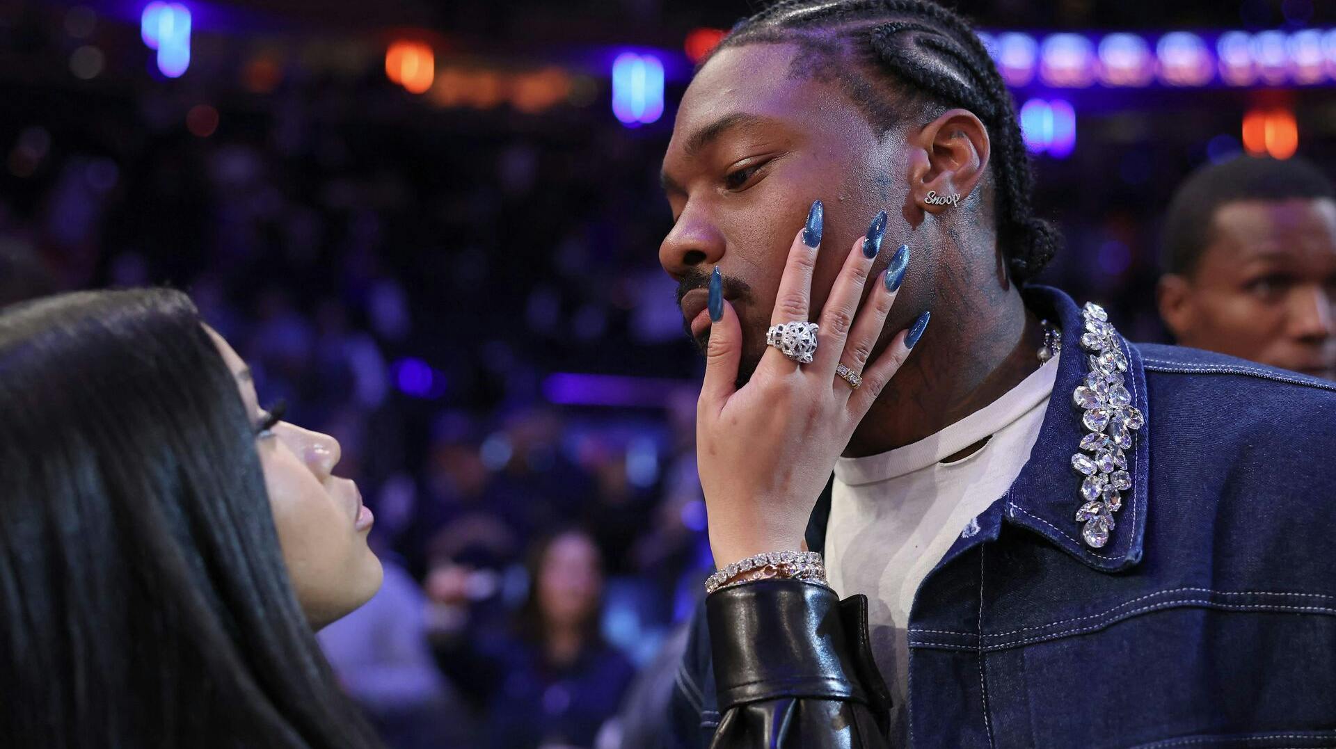 NEW YORK, NEW YORK - MAY 12: NFL Player Stefo