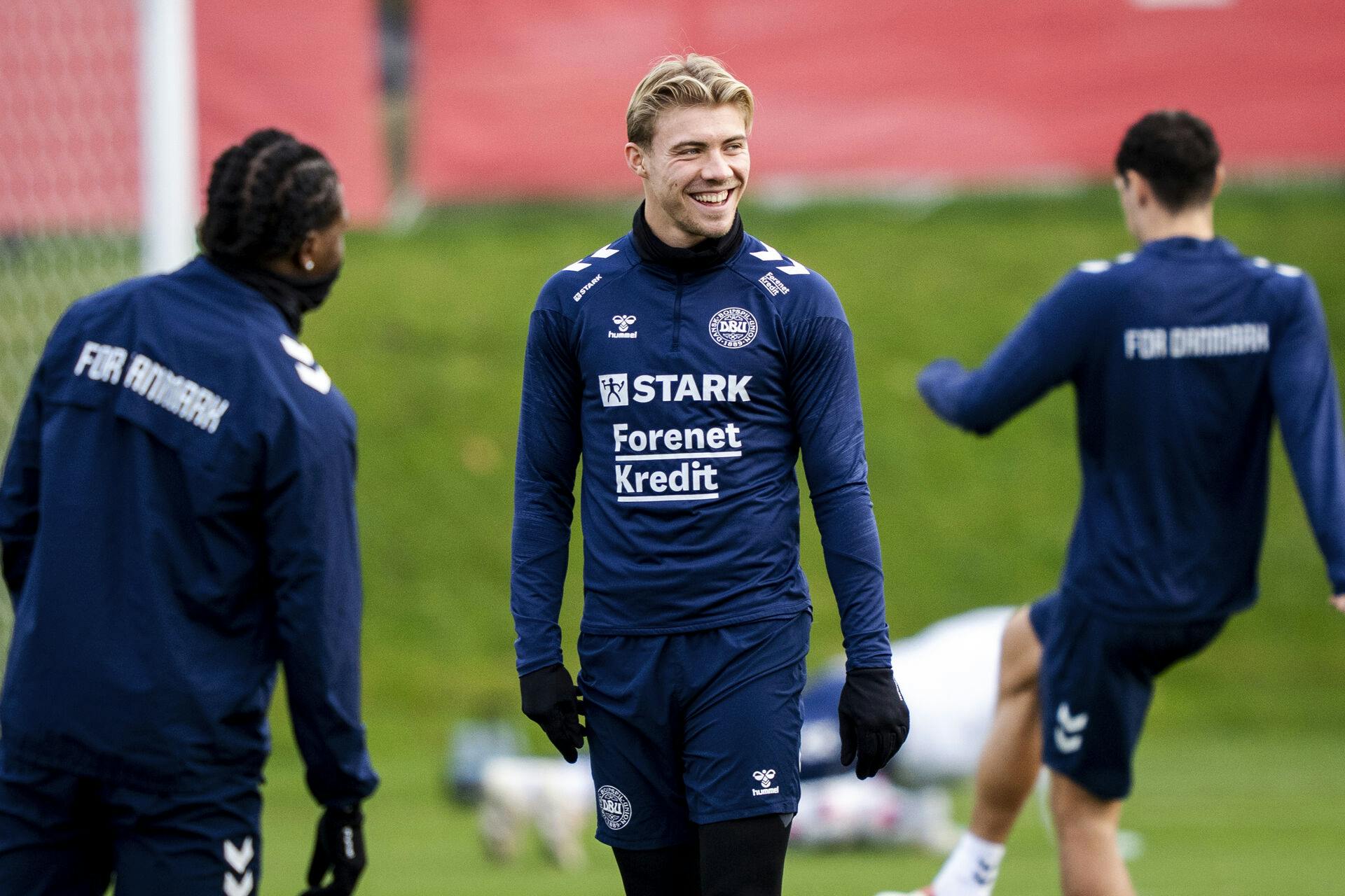 Rasmus Højlund har god grund til at smile for tiden. 