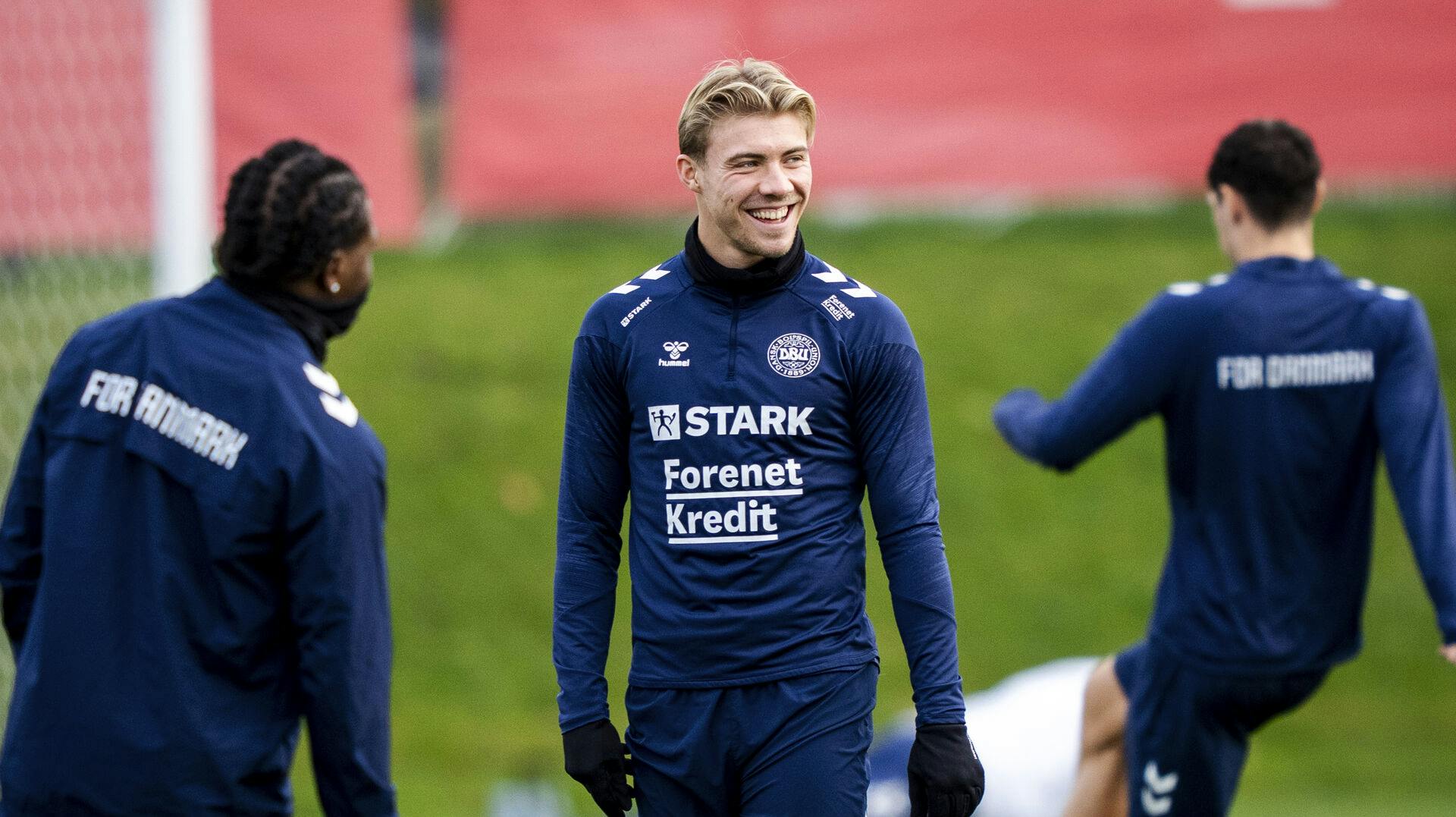 Rasmus Højlund har god grund til at smile for tiden.