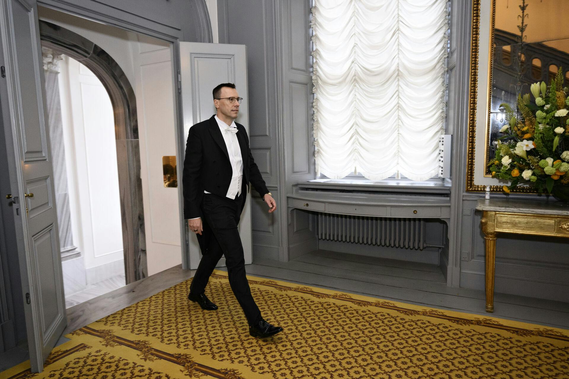 Adm. direktør for FLSmidth Mikko Keto ankommer til middag på Amalienborg Slot, under officielt besøg fra Indien, i København, tirsdag den 3. maj 2022. Indiens premierminister er på et to-dages officielt besøg i Danmark.. (Foto: Philip Davali/Ritzau Scanpix)