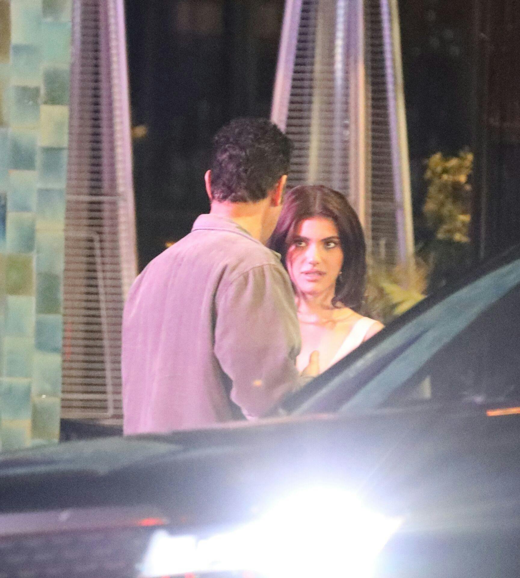 *PREMIUM-EXCLUSIVE* Los Angeles, CA **sitant but eventually warmed up to him. Sasha handed his pink case covered iPhone to Kelsey Calemine and she is seen giving Sasha her personal information, whether it be her phone number or instagram handle on Sasha's phone. Pictured: Sacha Baron Cohen BACKGRID USA 14 NOVEMBER 2025 USA: +1 310 798 9111 / usasales@backgrid.com UK: +44 208 344 2007 / uksales@backgrid.com *UK Clients - Pictures Containing Children Please Pixelate Face Prior To Publication*