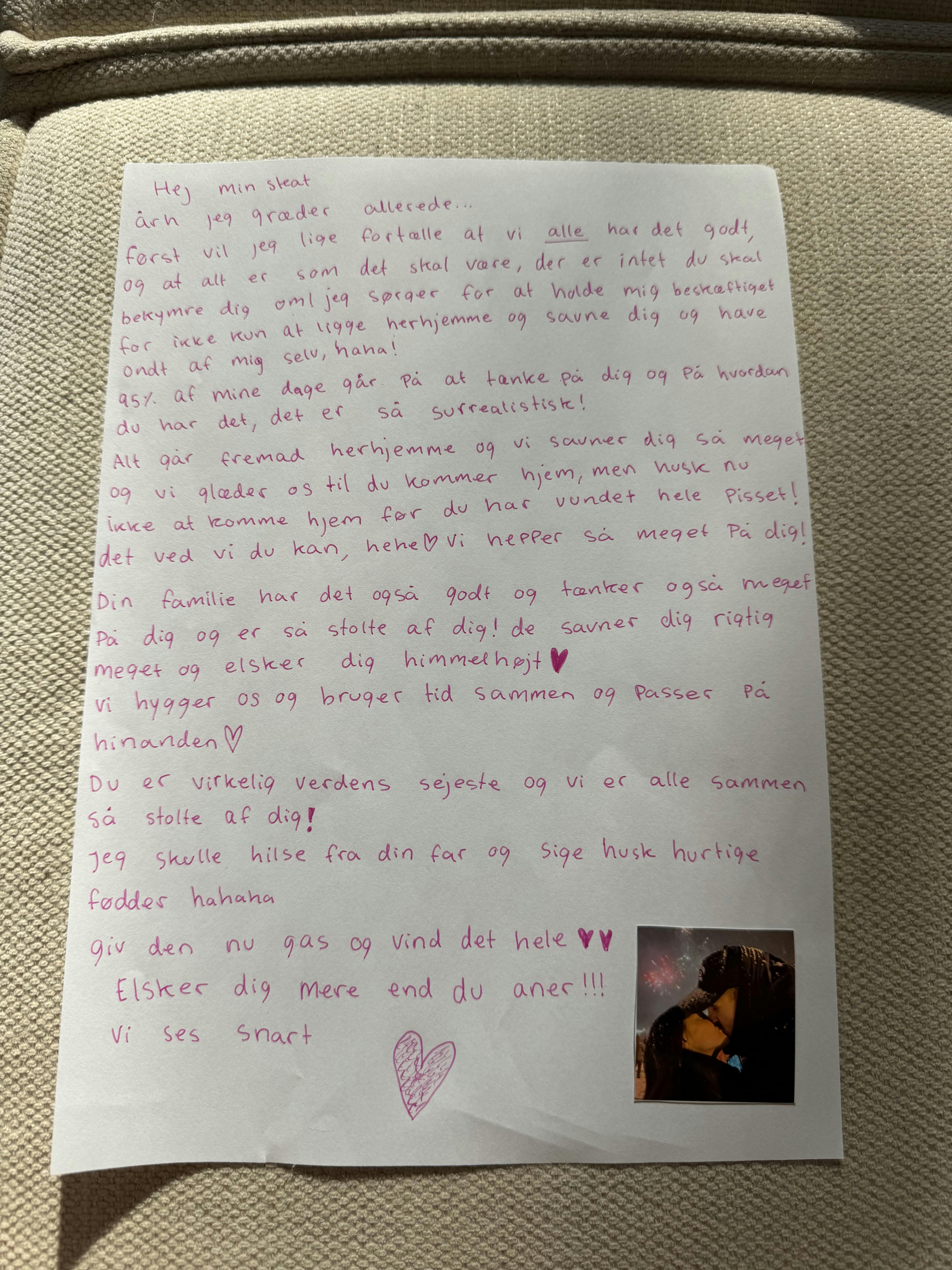 Brevet fra Antons forlovede Natasja.