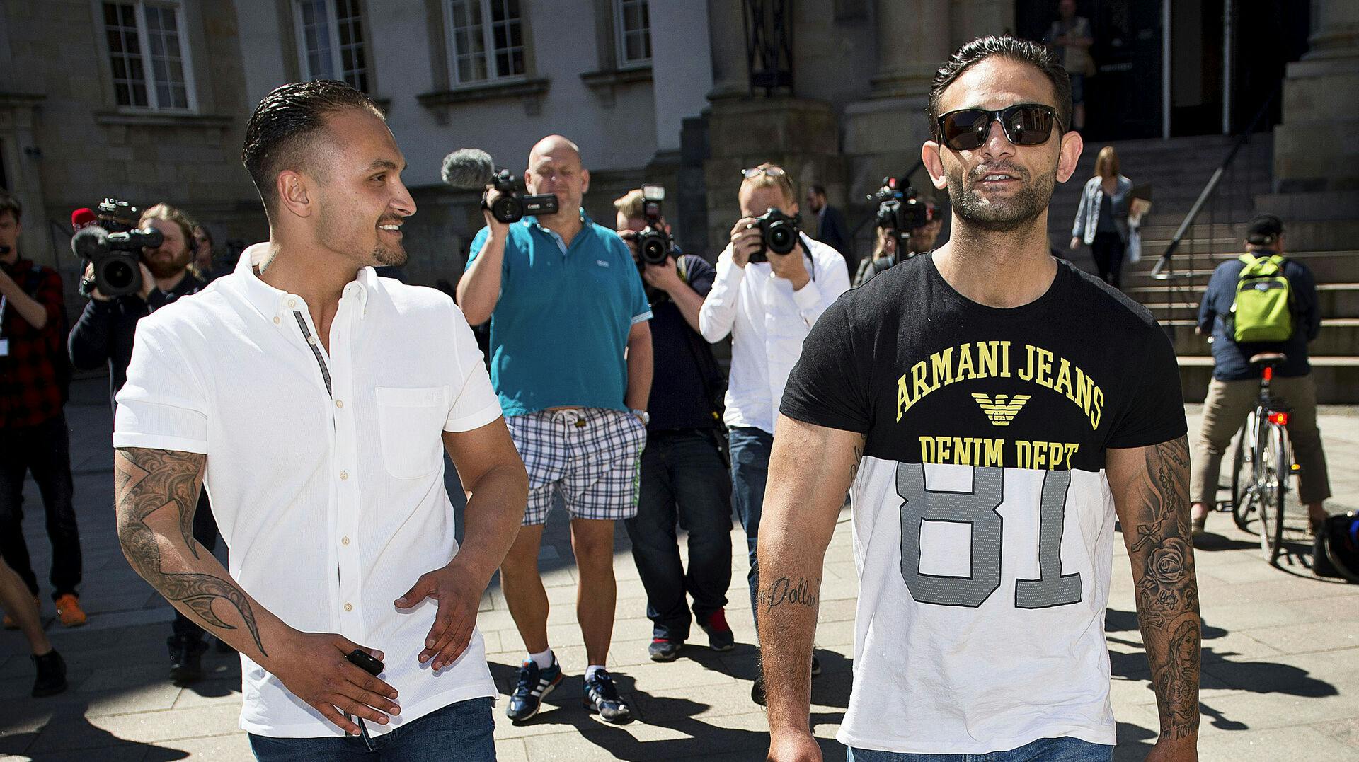 Gimi Levakovics søn Santino (tv.) og Jimmi Levakovic (th.) tilbage i 2018.