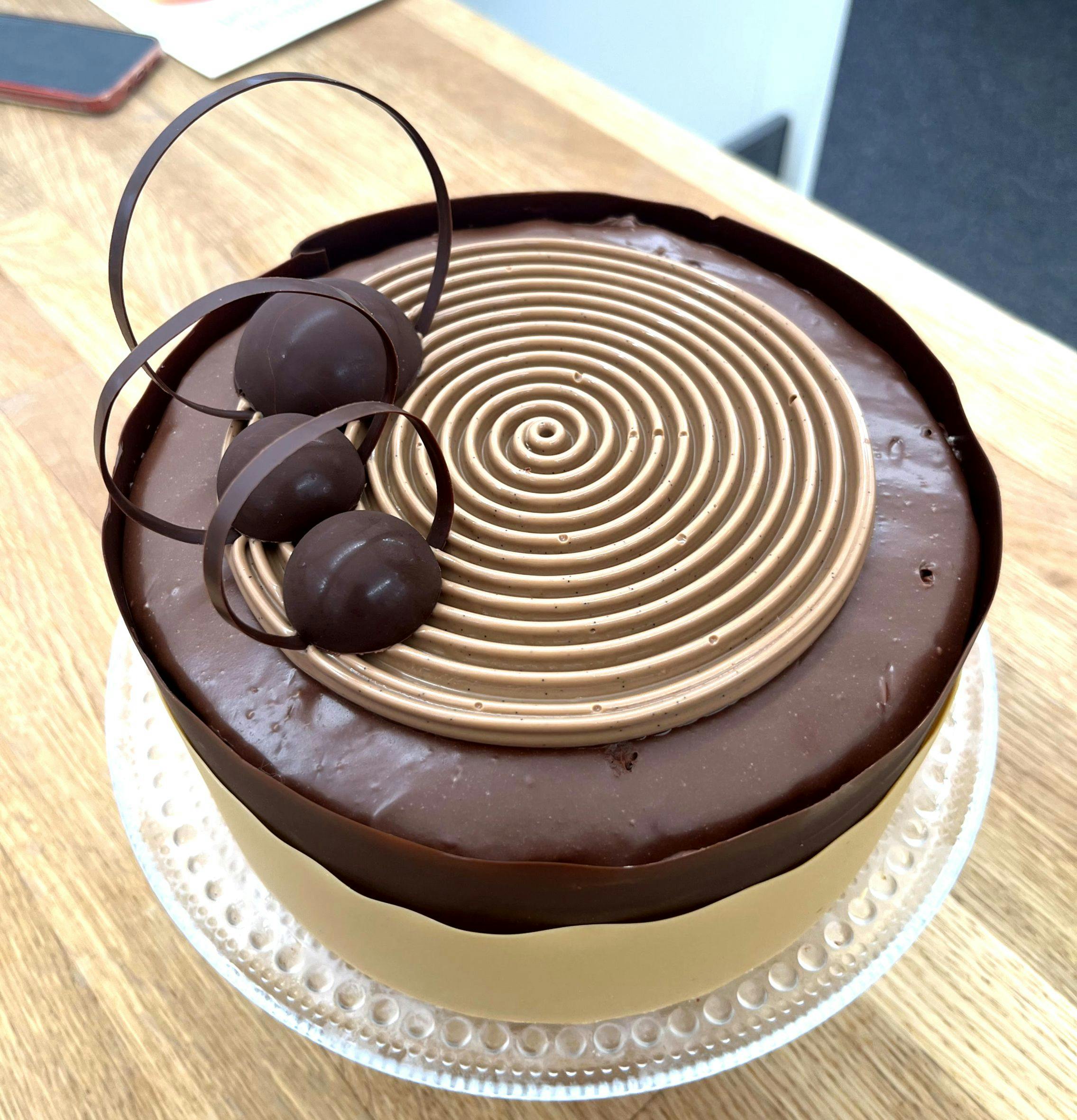 Sådan ser kagen fra programmet ud.