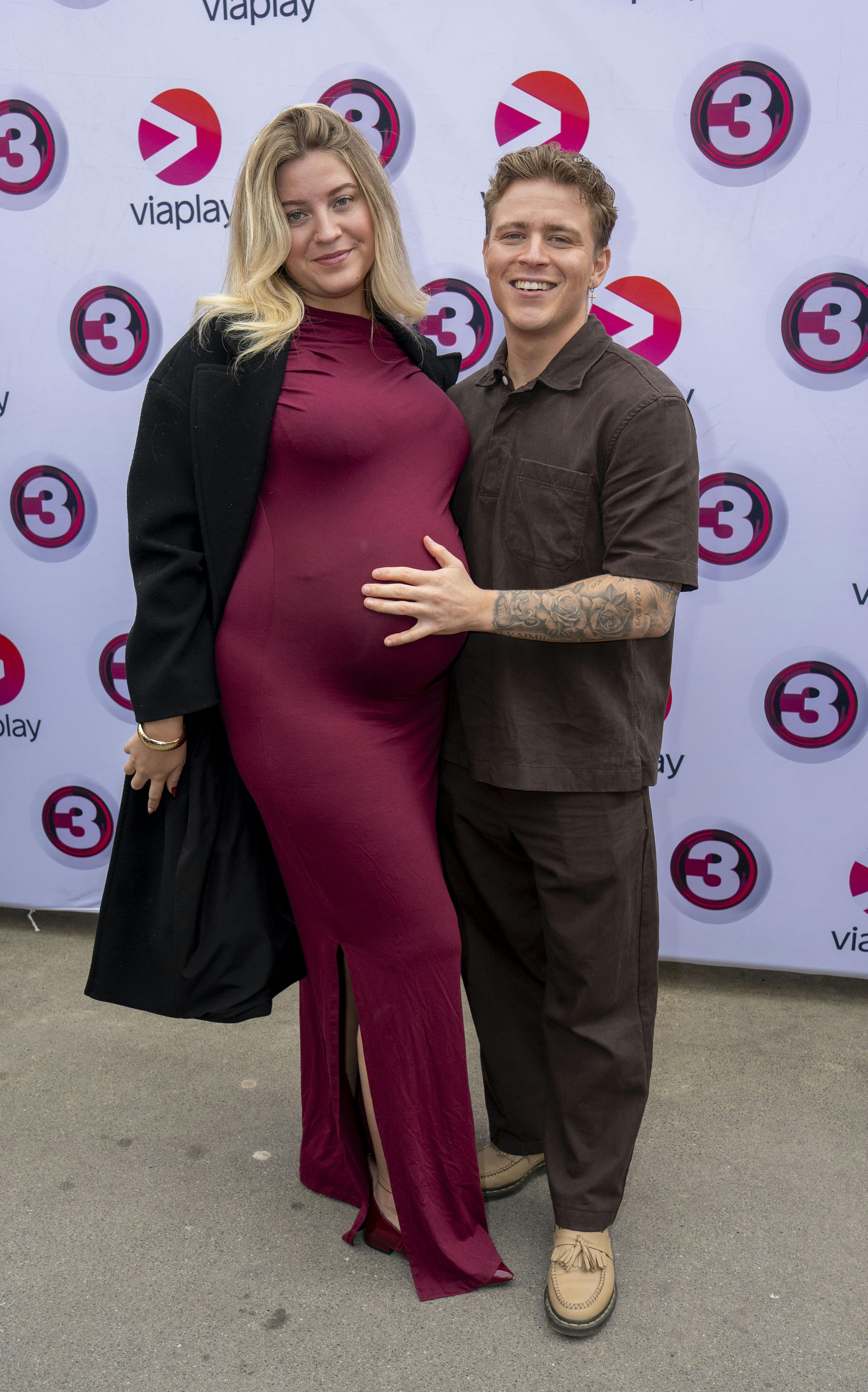 Amalie Maria og Thomas Reinhold til finalefesten for sæson to af "Love Island". Parret fandt først rigtig sammen efter optagelserne.