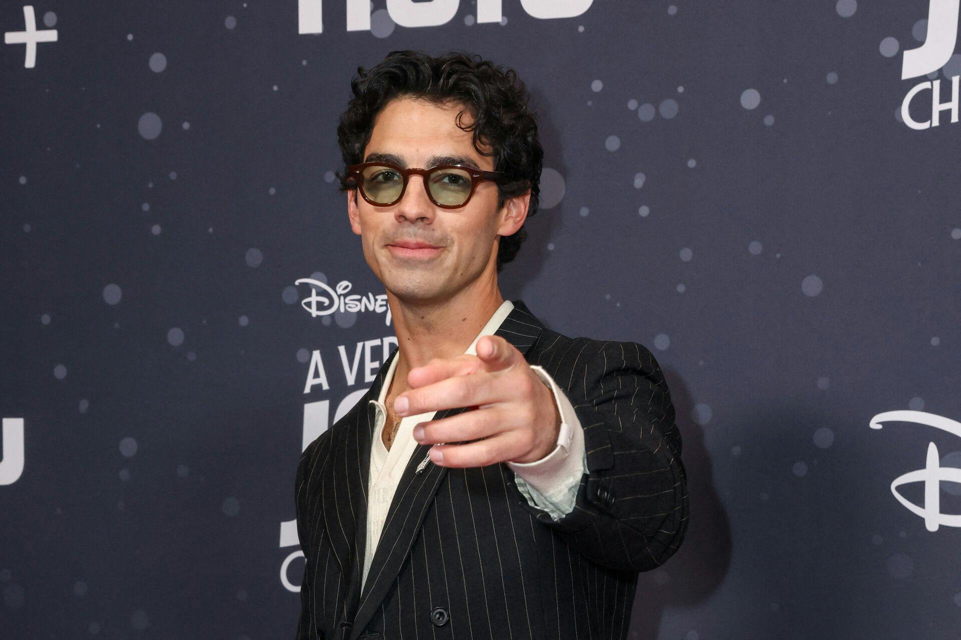 Joe Jonas attends the red carpet for the film "A Very Jonas Christmas Movie" in New York City, U.S., November 10, 2025. REUTERS/Kylie Cooper