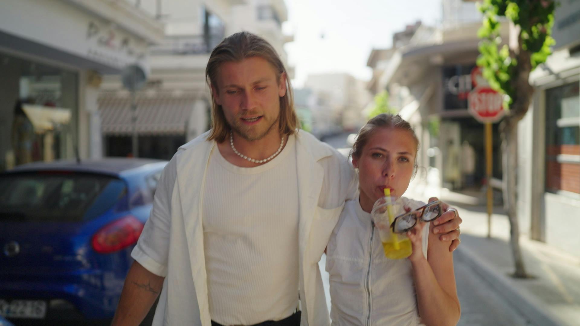 Bianca havde en dejlig date med Christian, og sørgede for at holde samtalen let.