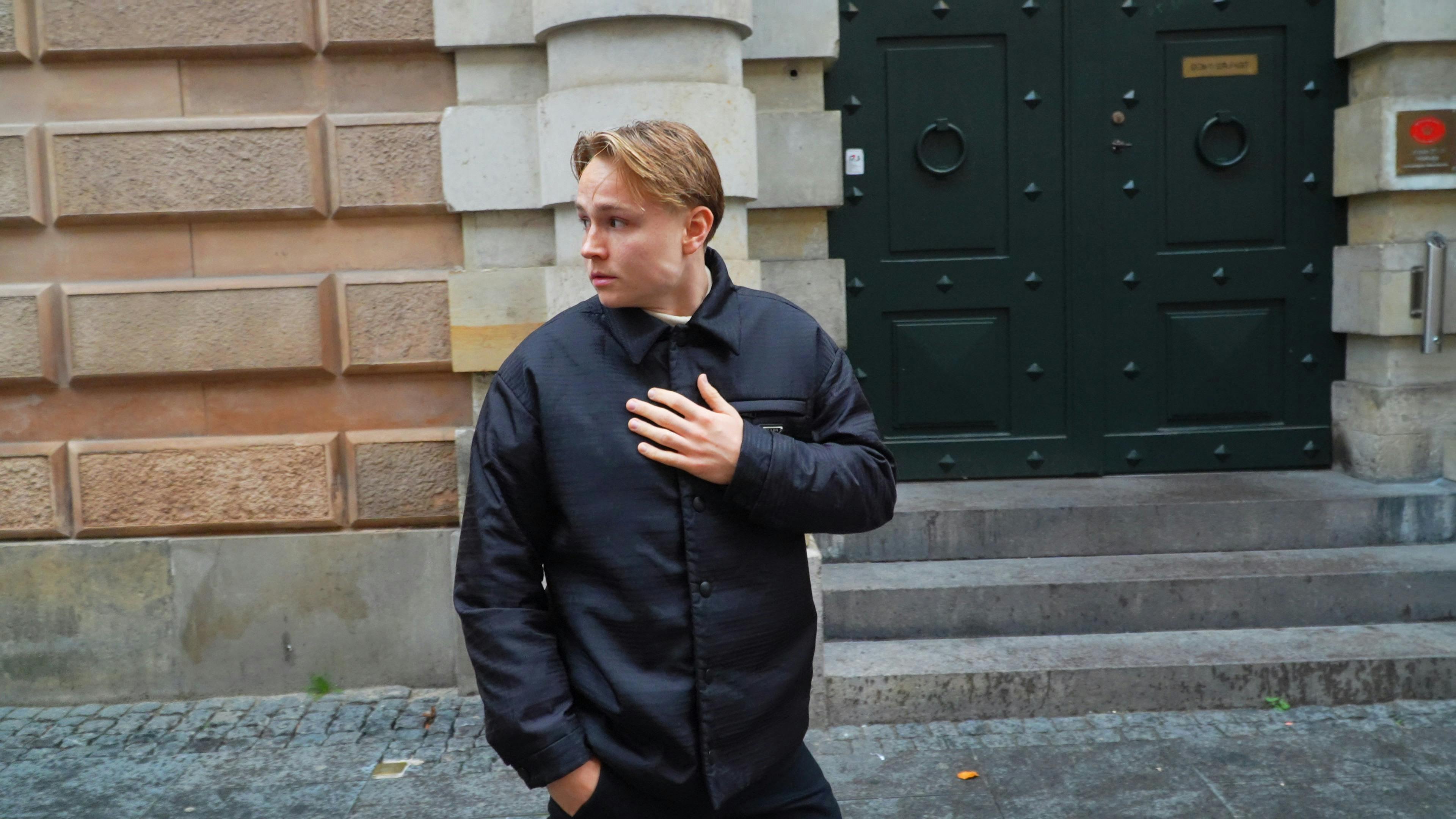 Andreas Schjelderup havde ingen ord til pressen.