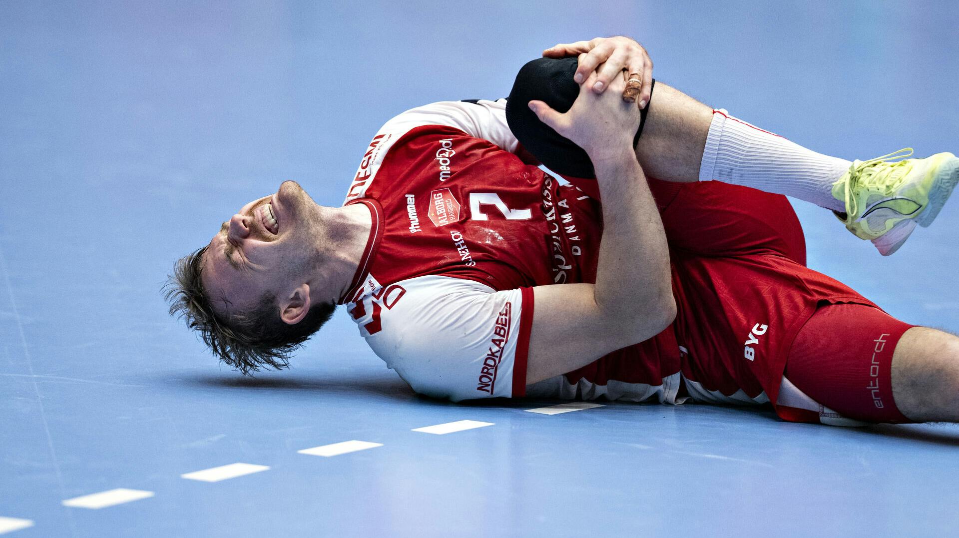 Thomas Arnoldsen kom til skade, da Aalborg mødte Kielce i Champions League onsdag aften.