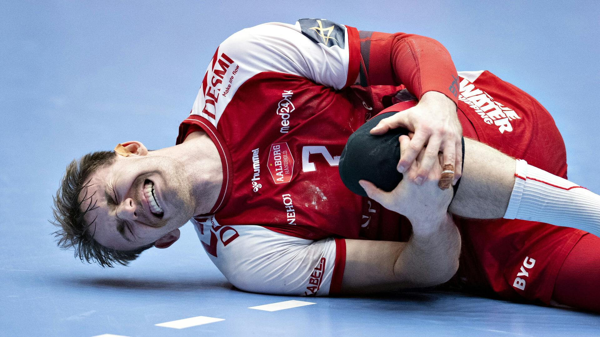 Thomas Arnoldsen blev skadet i onsdagens kamp mod Kielce. 