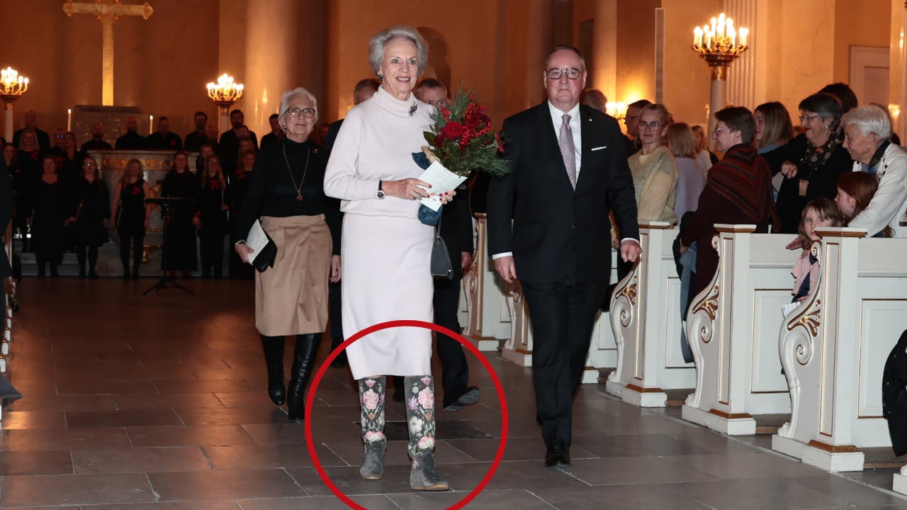 Se flere billeder af prinsesse Benediktes støvler i galleriet længere nede i artiklen.