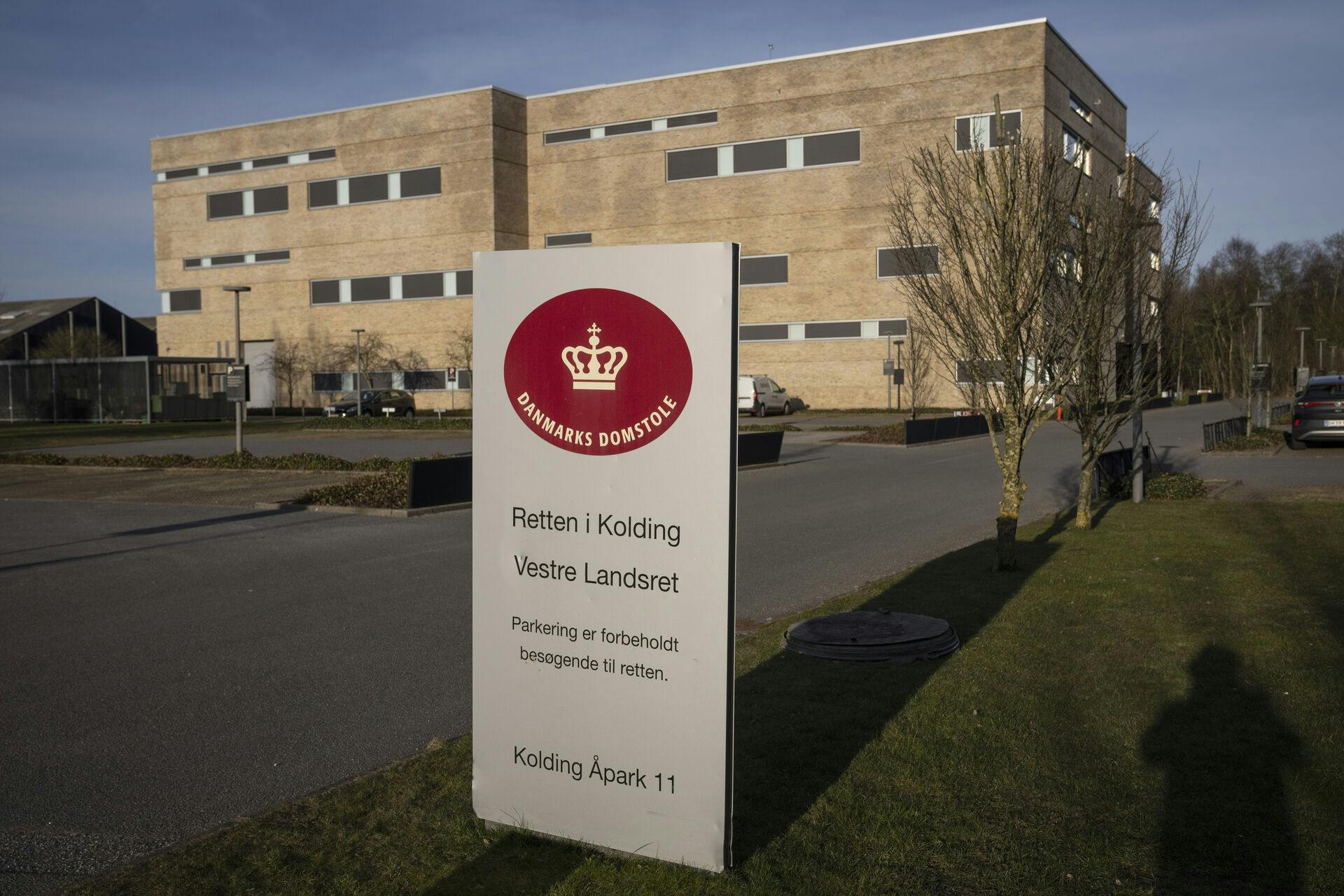 Retten i Kolding mandag den 17. marts 2025. Retten i Kolding er Danmarks 3. største blandt de 24 byretter. Retskredsen har ca. 290.000 indbyggere og omfatter Billund, Fredericia, Kolding og Vejle kommuner. (Foto: Bo Amstrup/Ritzau Scanpix)