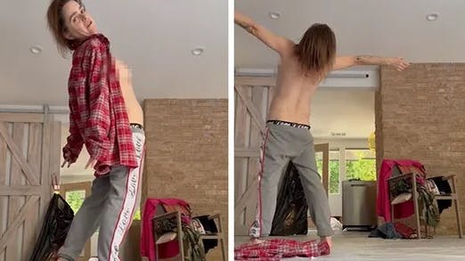 Taryn Manning danser løs og viser brysterne frem i ny bizar dansevideo.