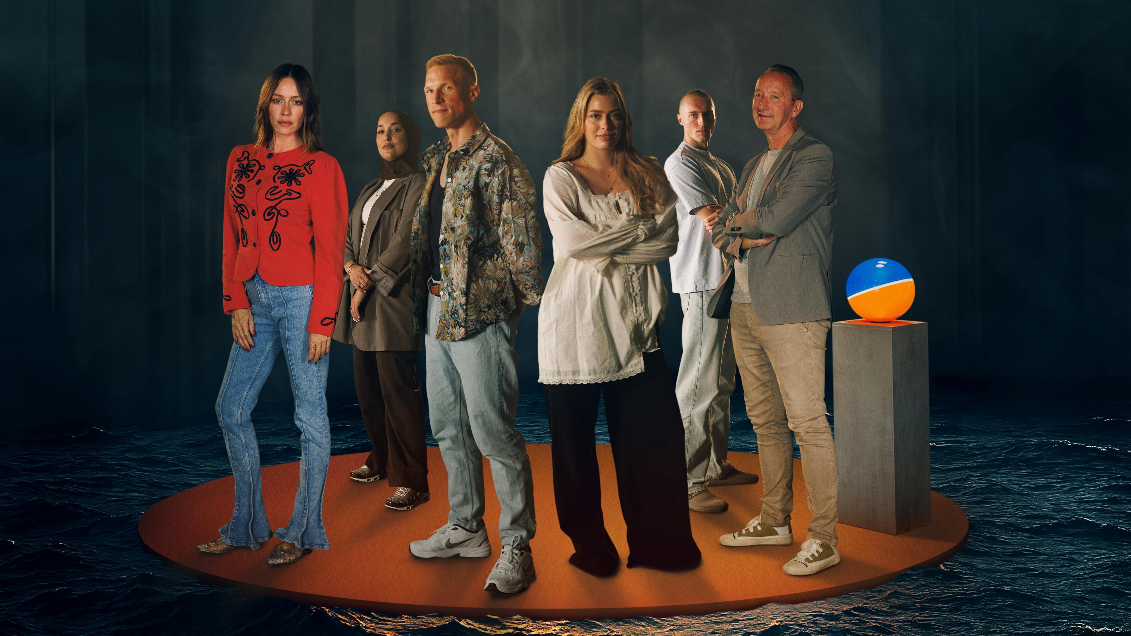 Cecilie Lassen, Nibras Aziz, Philip May, Melissa Bentsen, Victor Emil Busk og Jesper Skibby er seks af de 13 medvirkende i anden sæson af 'Spillet'. 