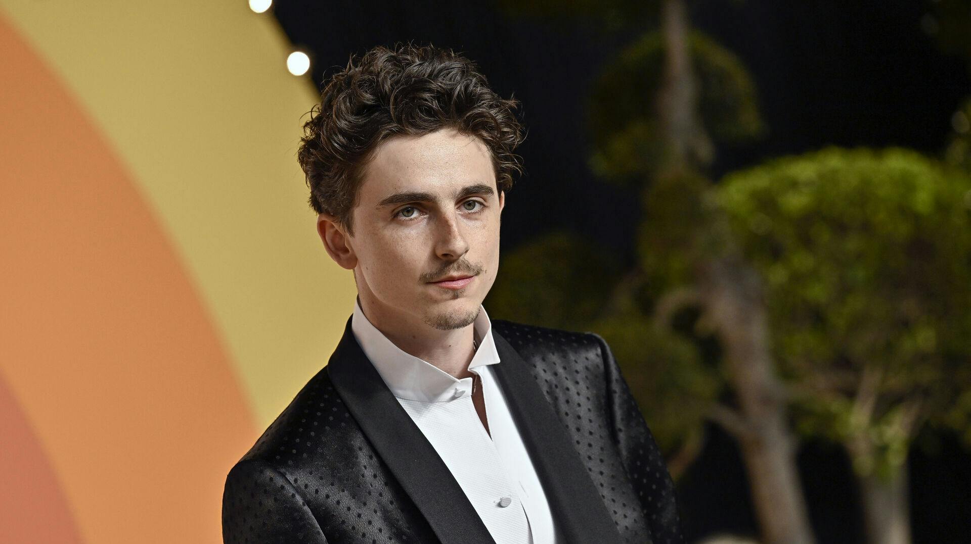 Timothee Chalamet arrives at the Vanity Fair Oscar Party on Sunday, March 2, 2025, at the Wallis Annenberg Center for the Performing Arts in Beverly Hills, Calif. (Photo by Evan Agostini/Invision/AP)