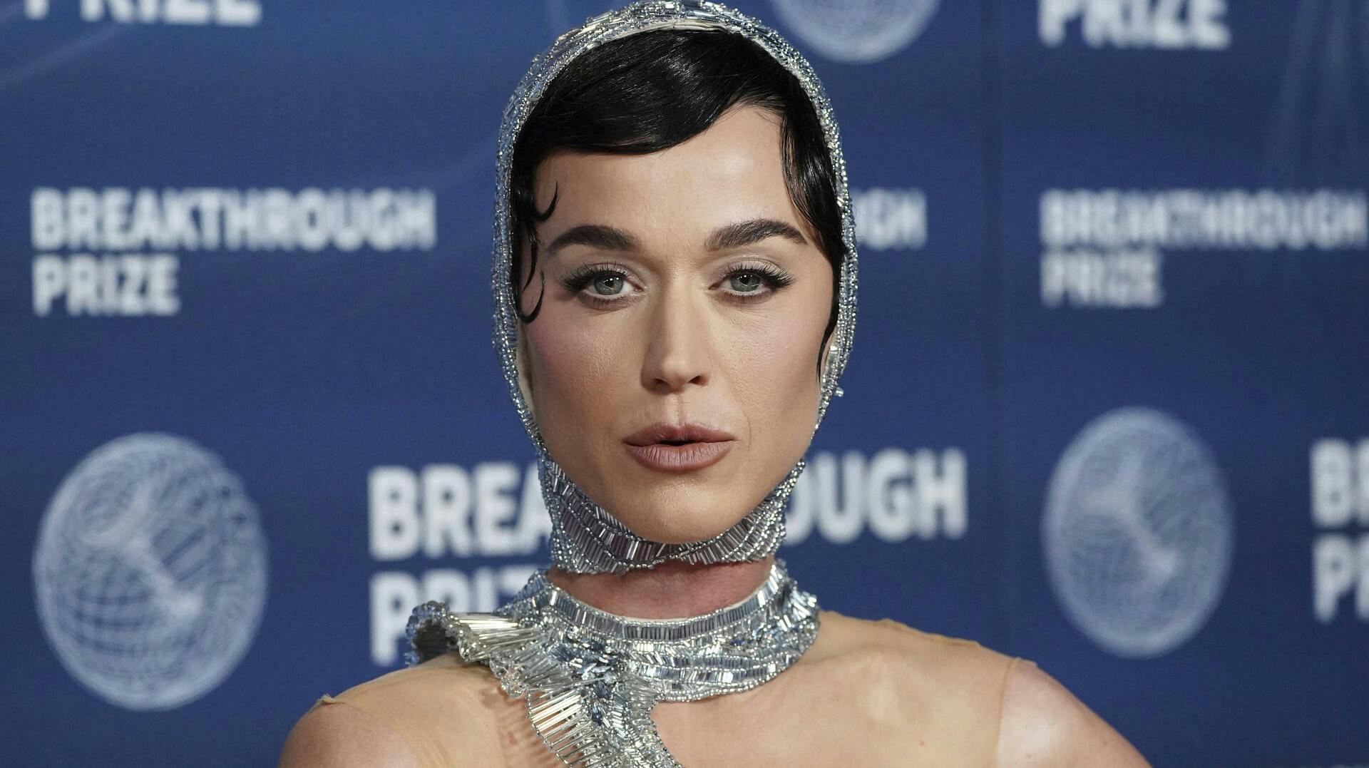 FILE - Katy Perry arrives at the 11th Breakthrough Prize Ceremony on April 5, 2025, in Los Angeles. (Photo by Jordan Strauss/Invision/AP, File)