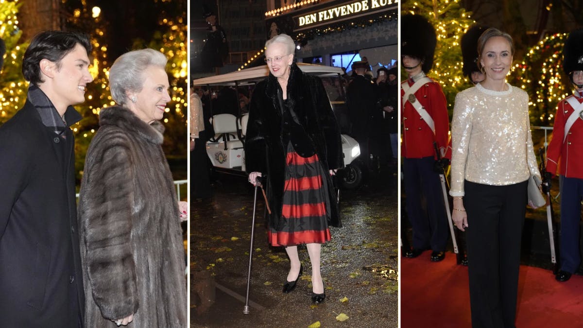 Dronningen ankommer til Tivoli.