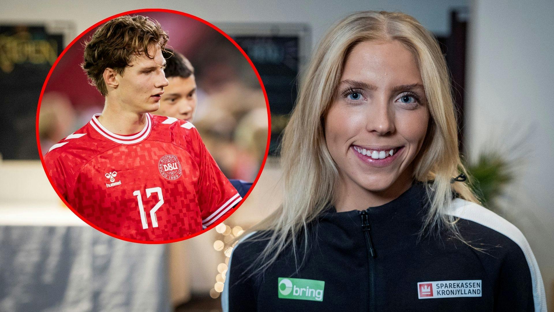 I halvandet år har Julie Scaglione og August Priske dannet par, men sportsparret har gjort sit for ikke at dele meget af hinanden på de sociale medier.