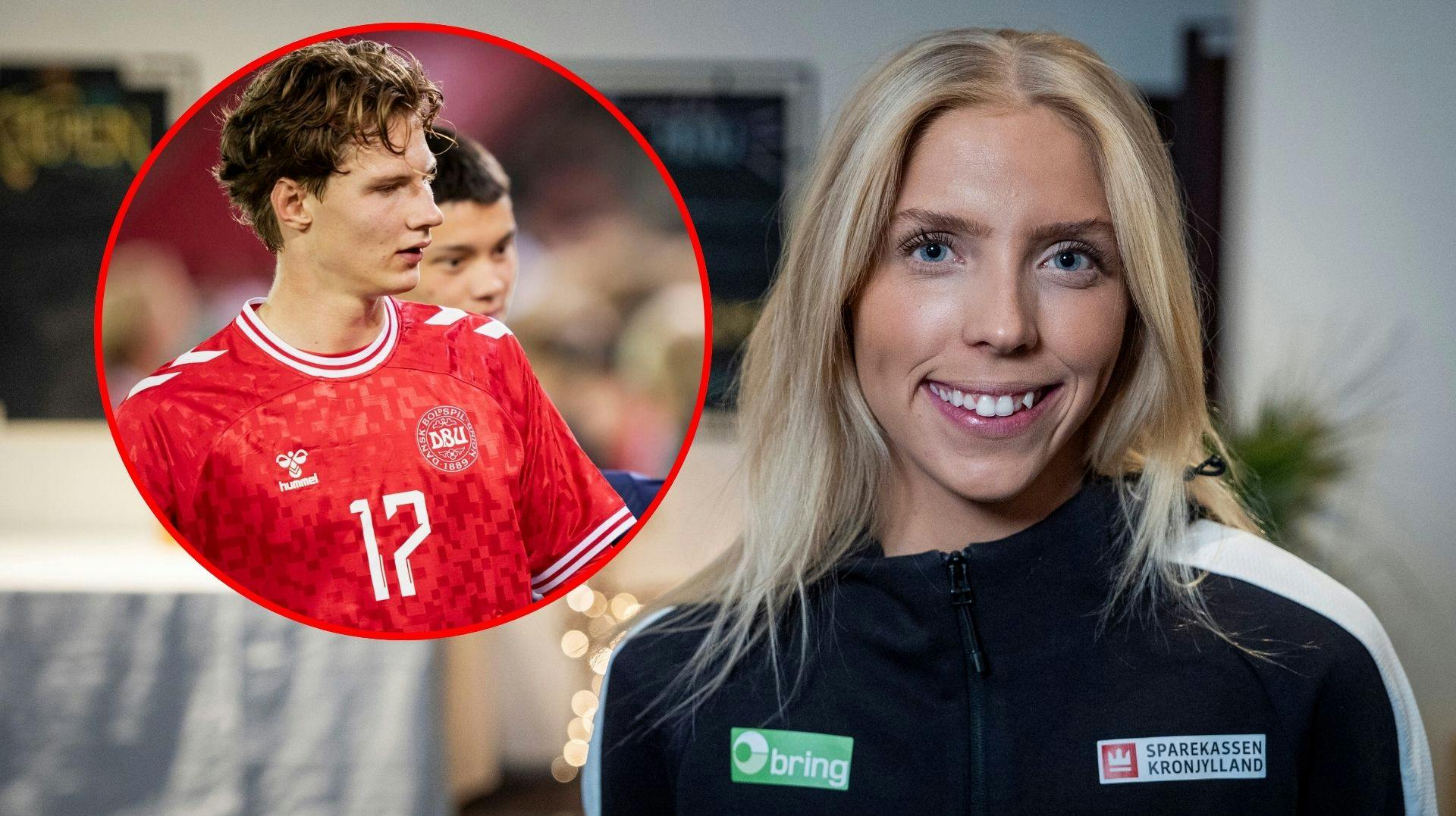 I halvandet år har Julie Scaglione og August Priske dannet par, men sportsparret har gjort sit for ikke at dele meget af hinanden på de sociale medier.
