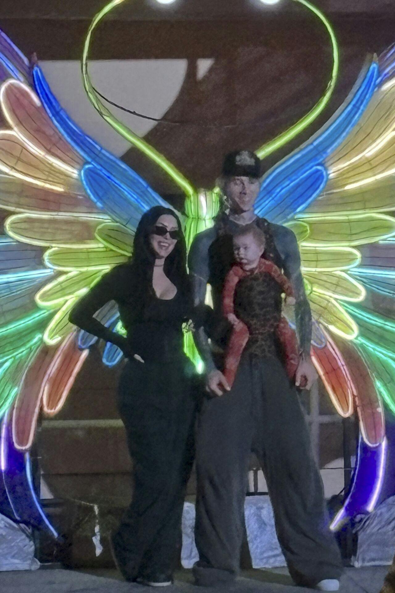 Der blev også poseret for kameraet.