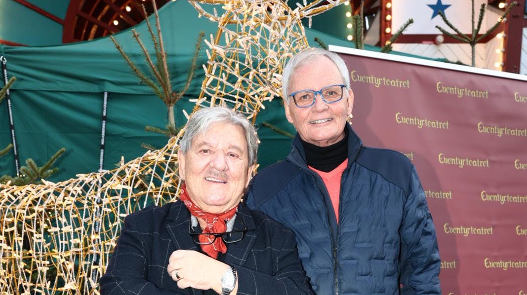 Tage Frandsen og manden Karsten Bjørn Jensen mødte SE og HØR lørdag.