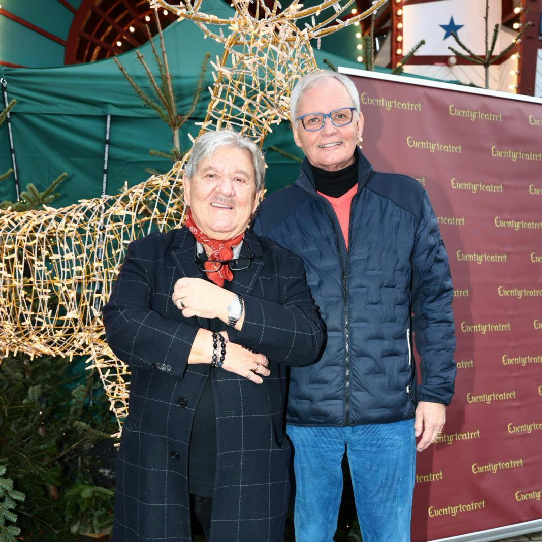 Tage Frandsen og manden Karsten Bjørn Jensen mødte SE og HØR lørdag.