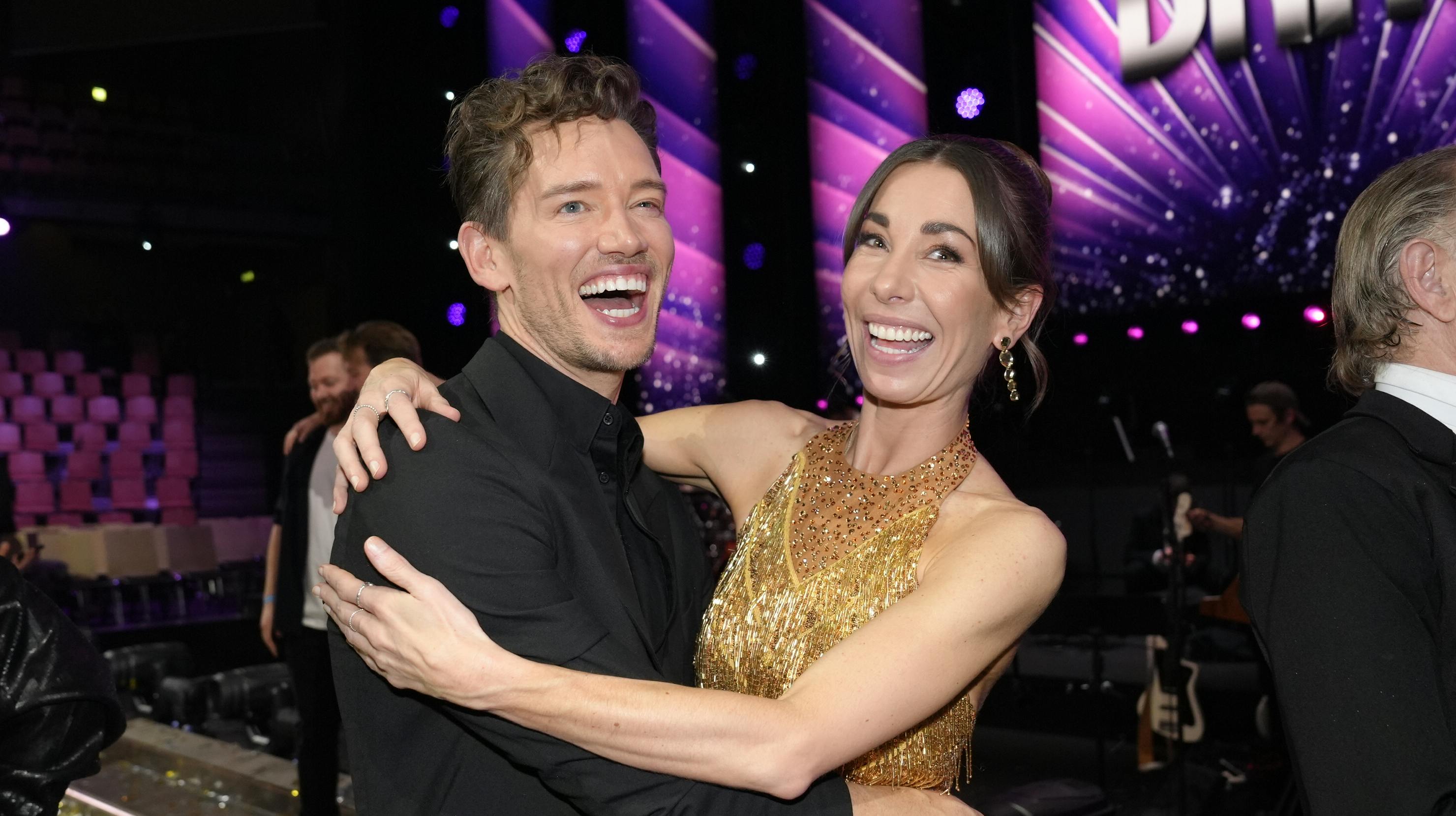 Morten Kjeldgaard var lykkelig over, at lægen havde givet ham grønt lys til at danse lidt i finalen.