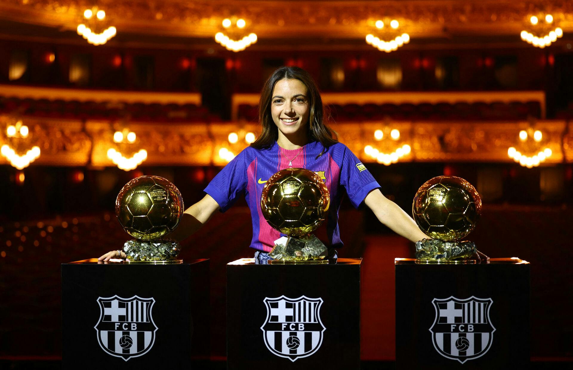 Aitana Bonmati vandt i september sin tredje Ballon d'Or.&nbsp;