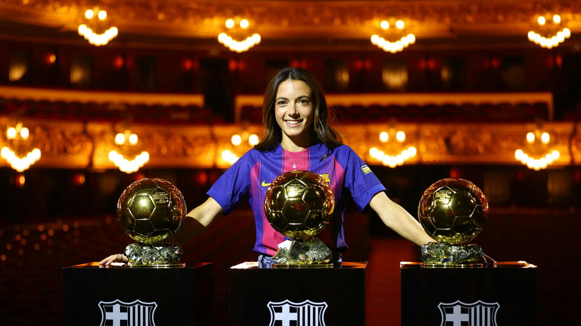 Aitana Bonmati vandt i september sin tredje Ballon d'Or. 